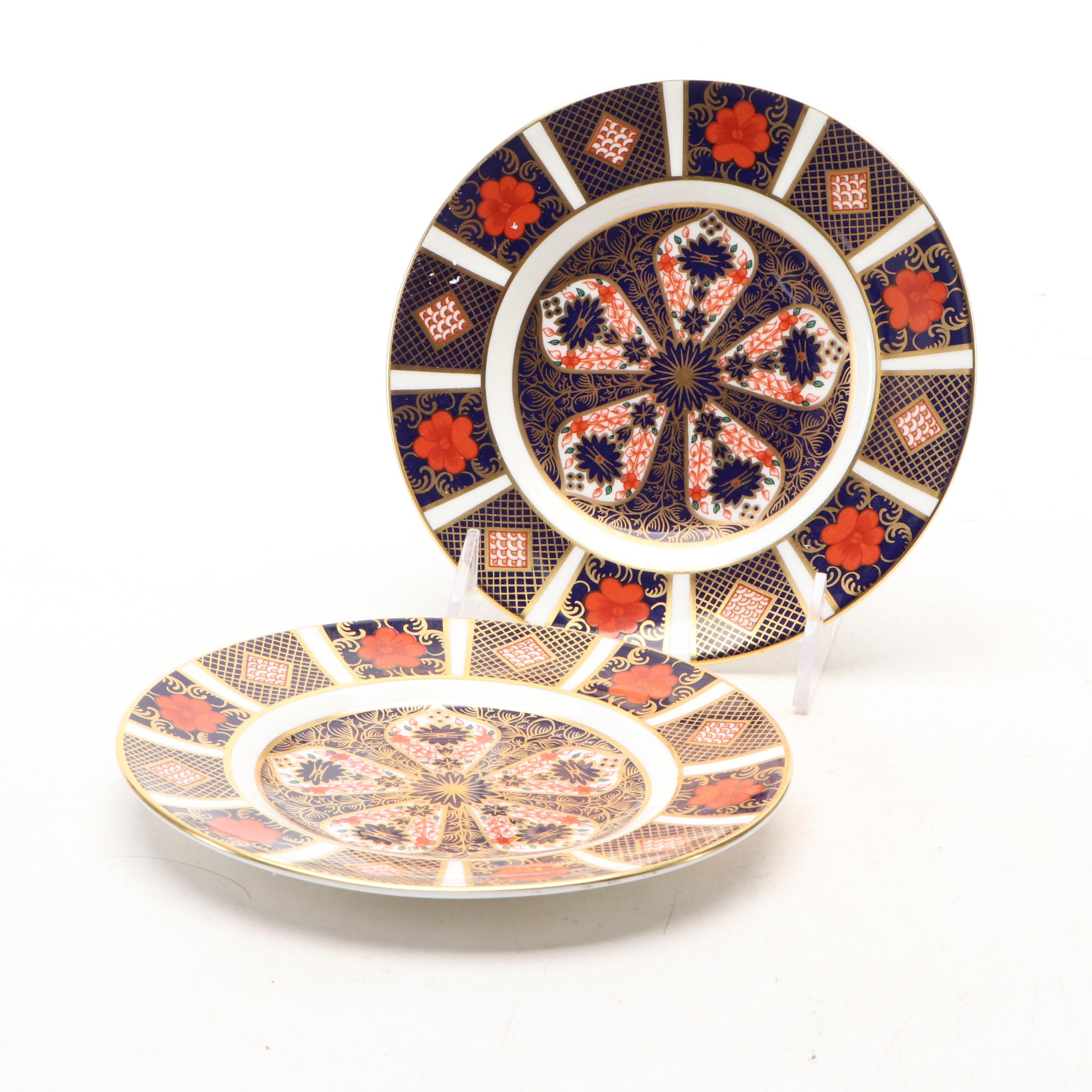Royal Crown Derby "Old Imari" Porcelain Plates