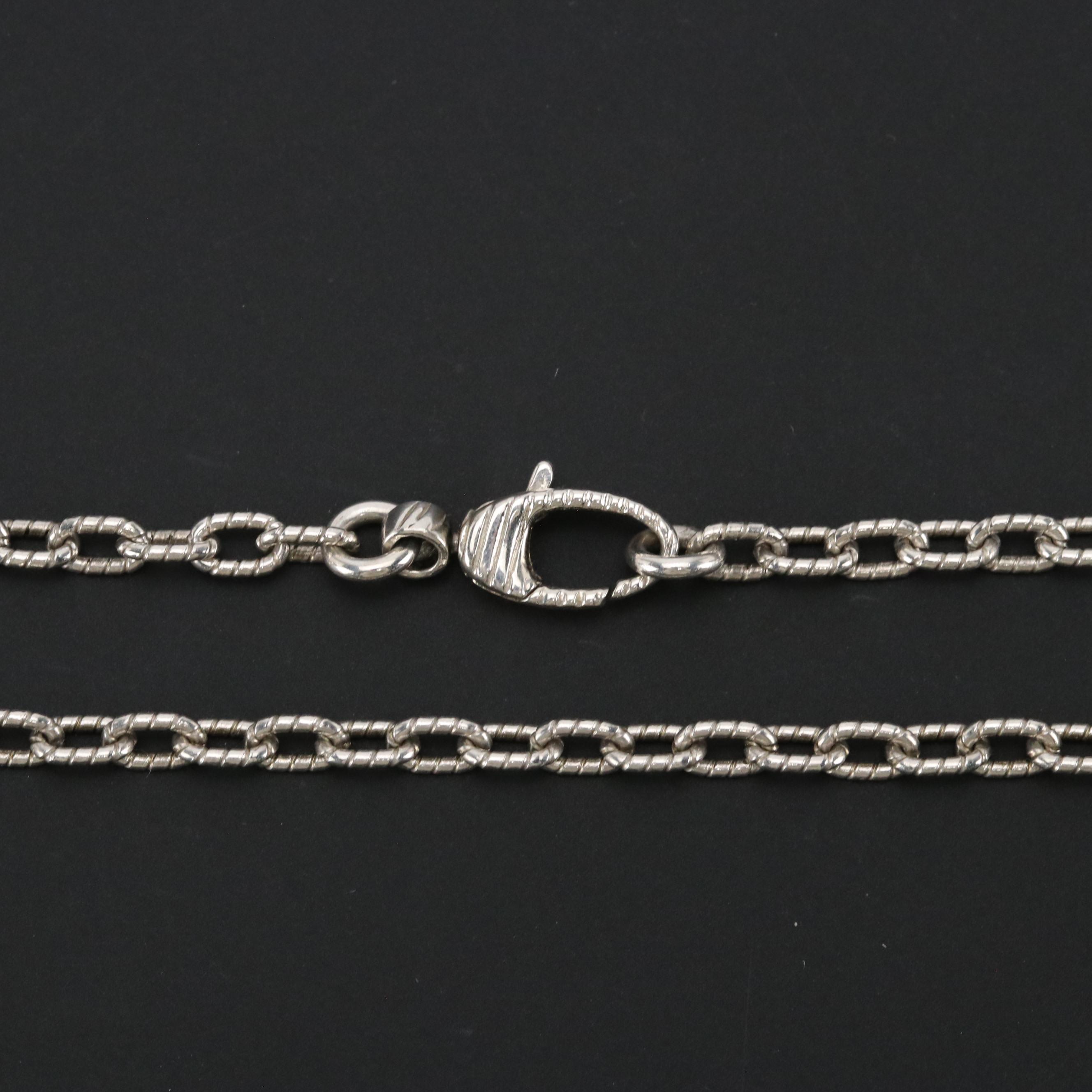Gucci GG Sterling Silver Necklace