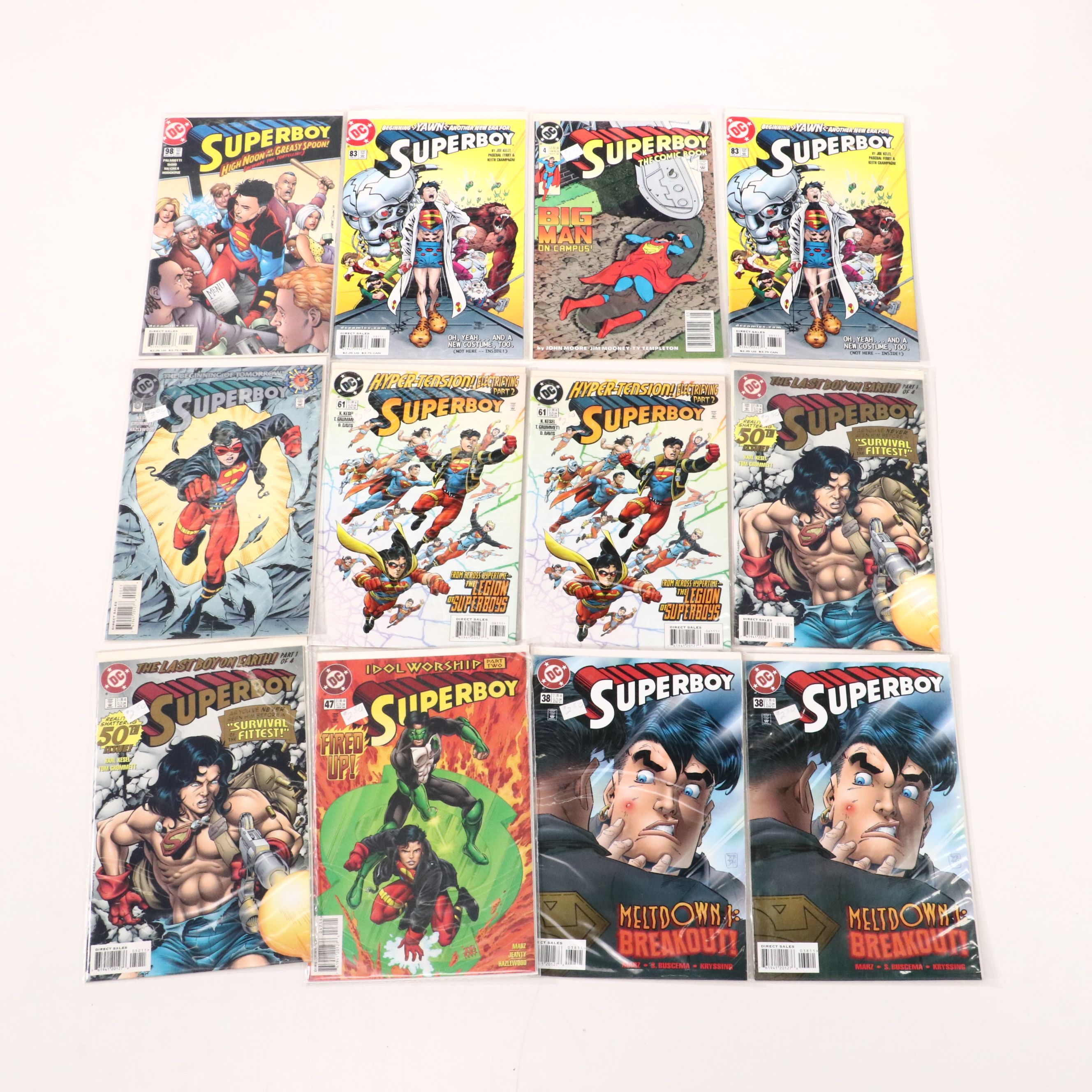 Modern Age Comic Books Featuring "Genesis", "Superboy", and More