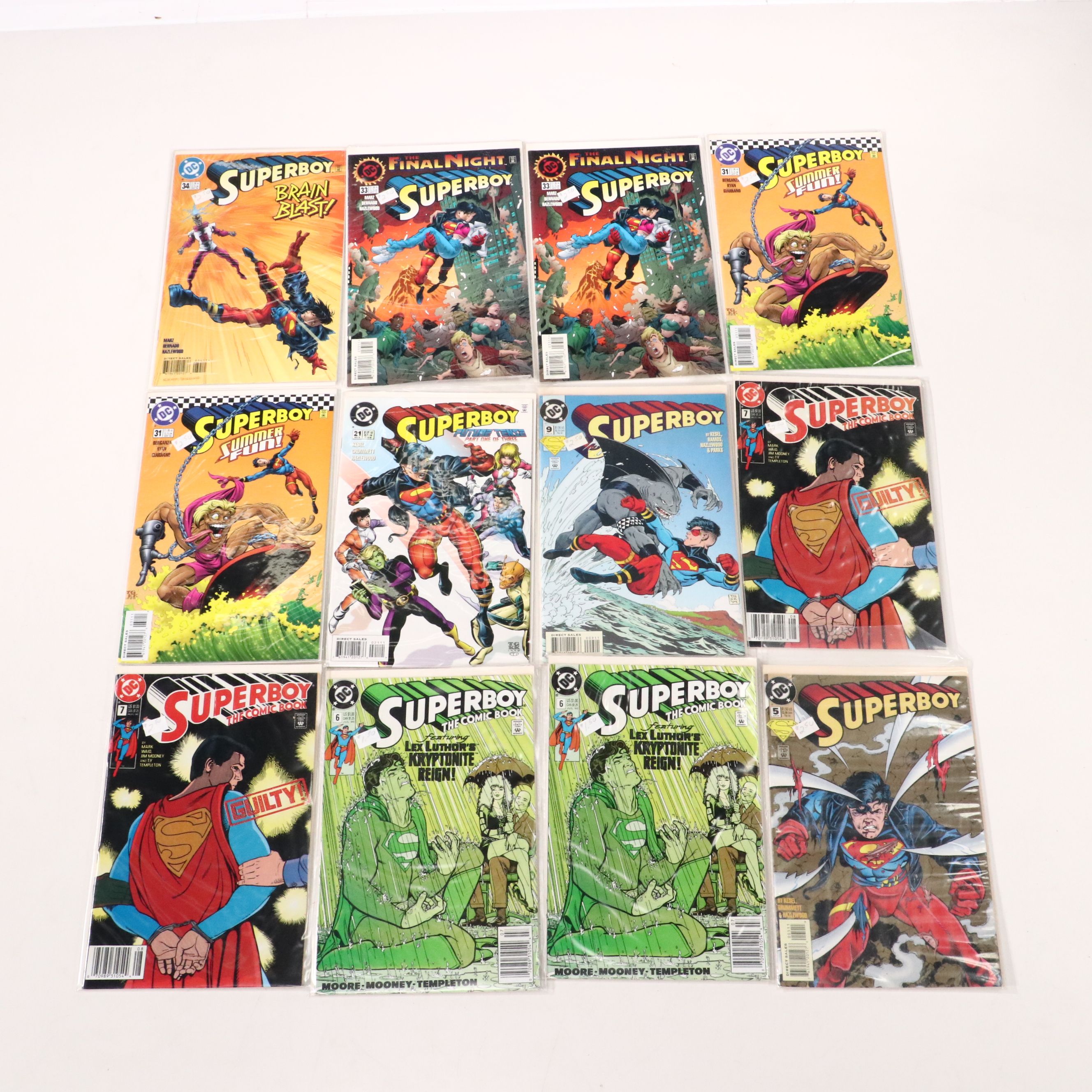 Modern Age Comic Books Featuring "Genesis", "Superboy", and More