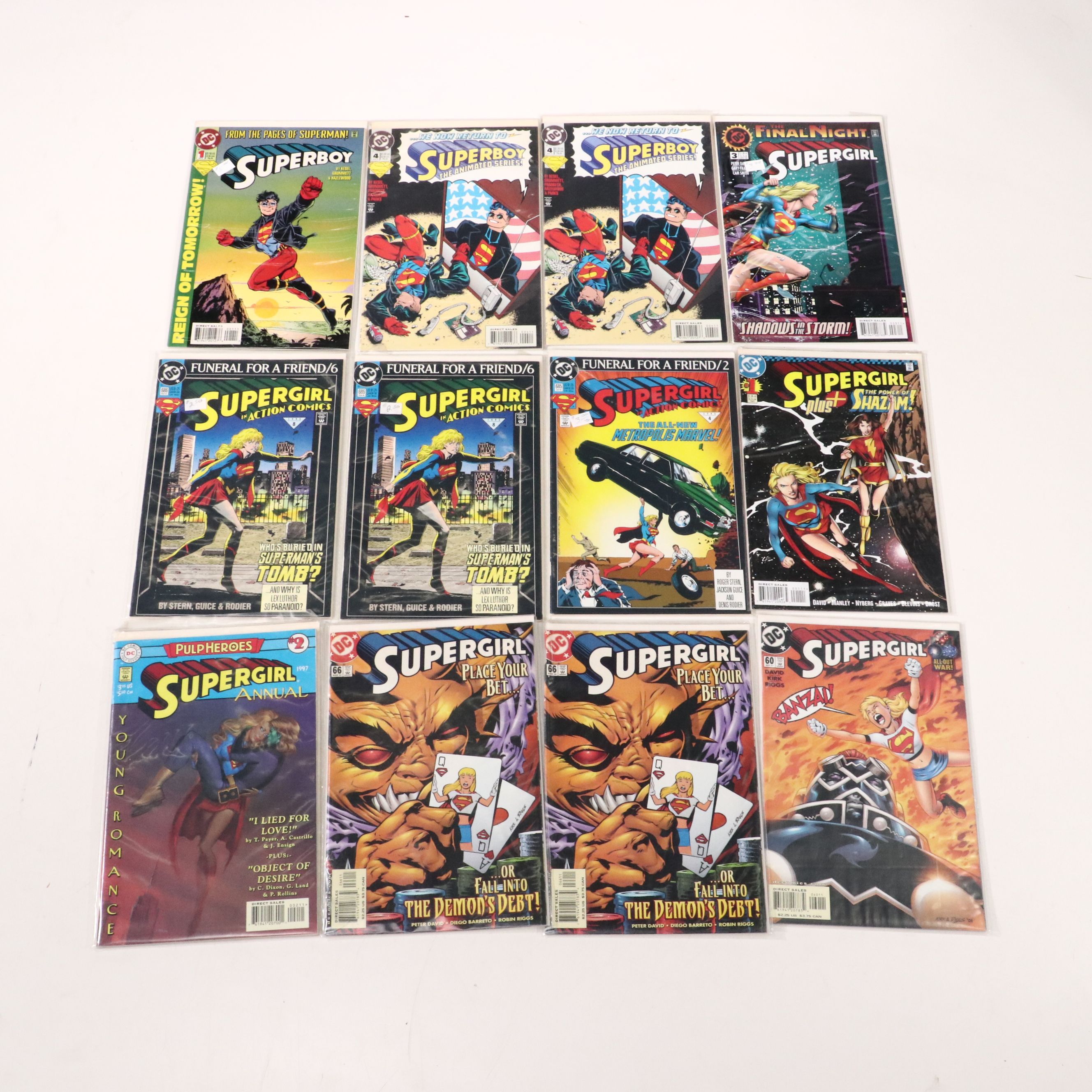 Modern Age Comic Books Featuring "Genesis", "Superboy", and More