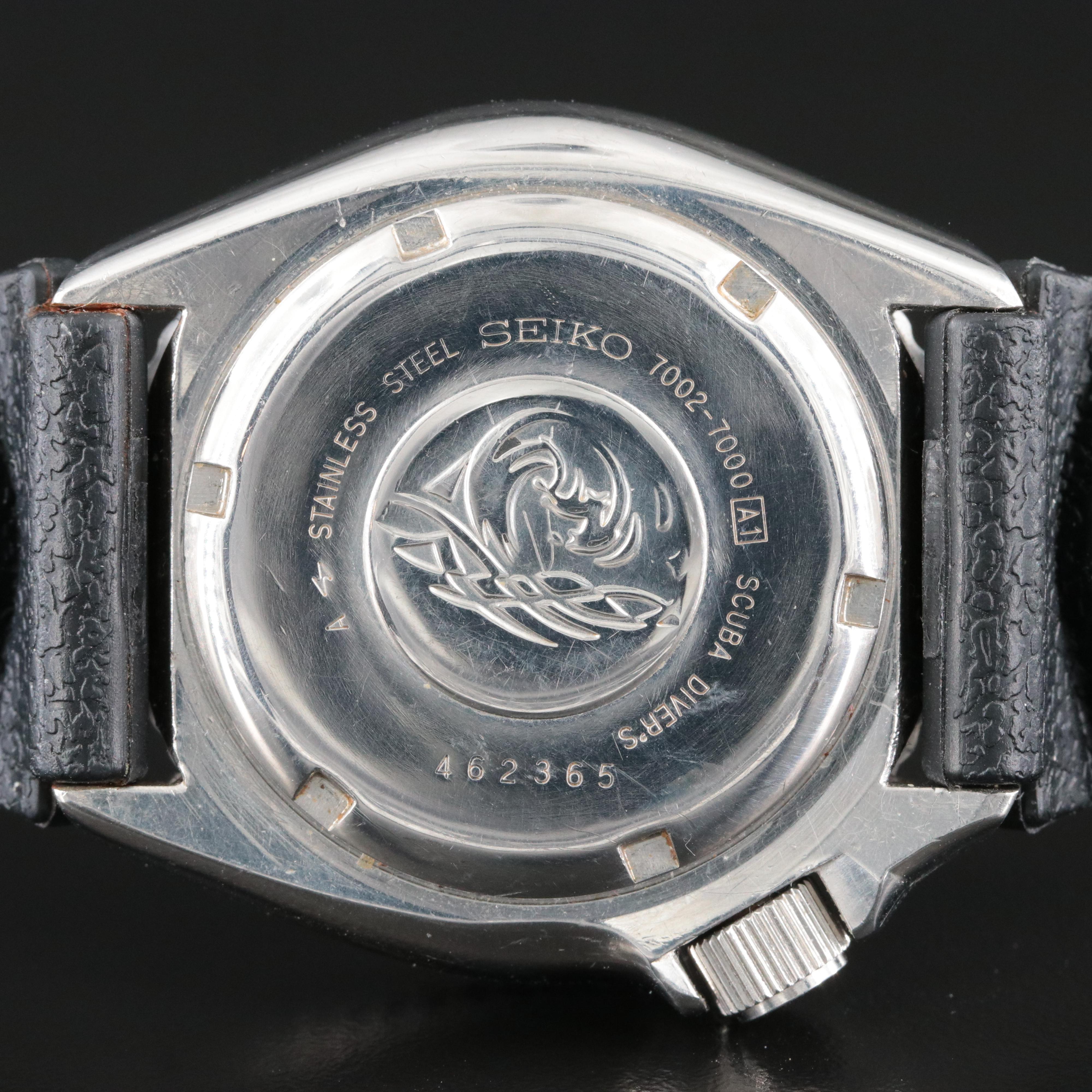 Vintage Seiko 150m Scuba Diver's Stainless Steel Model 7002 Watch