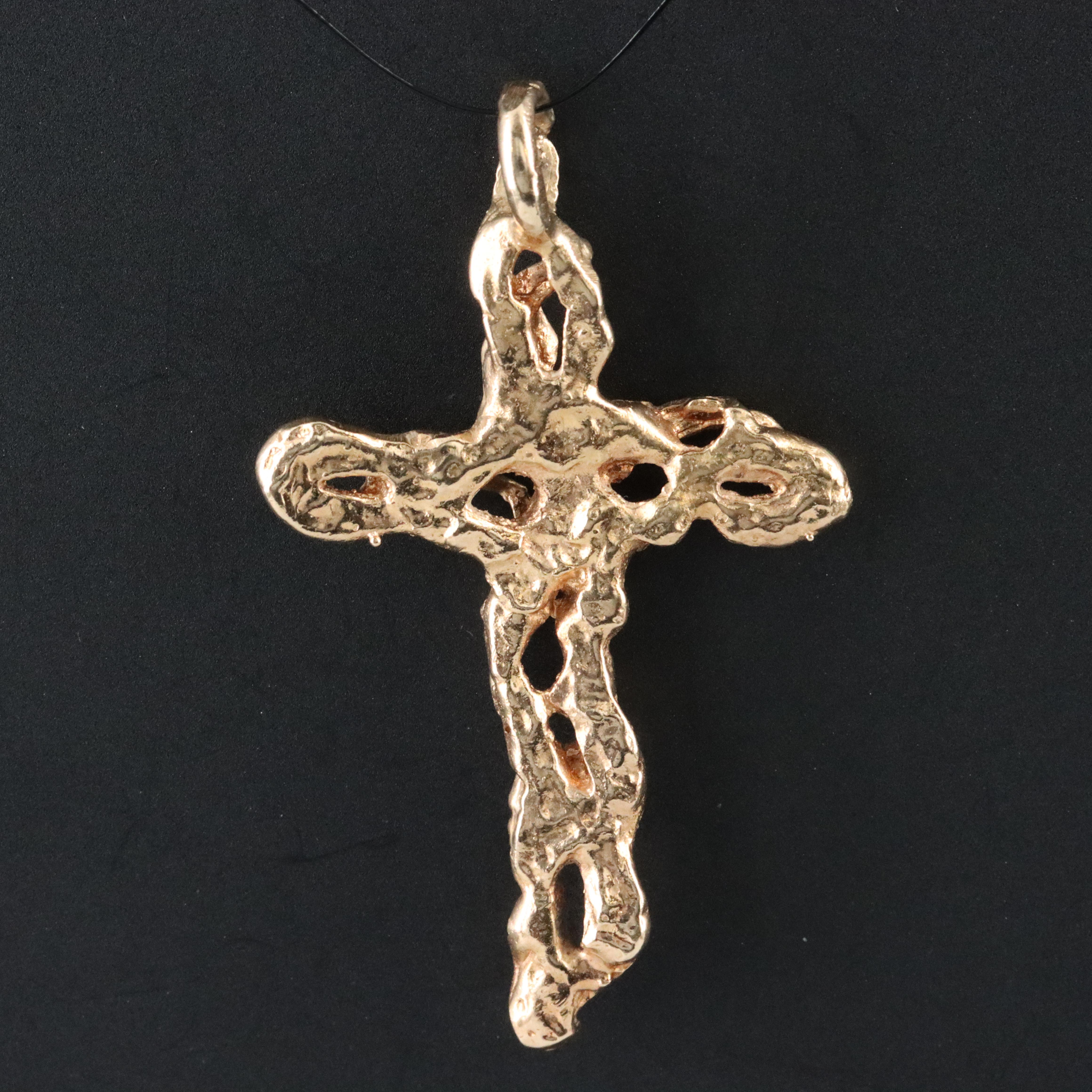 14K Cross Pendant
