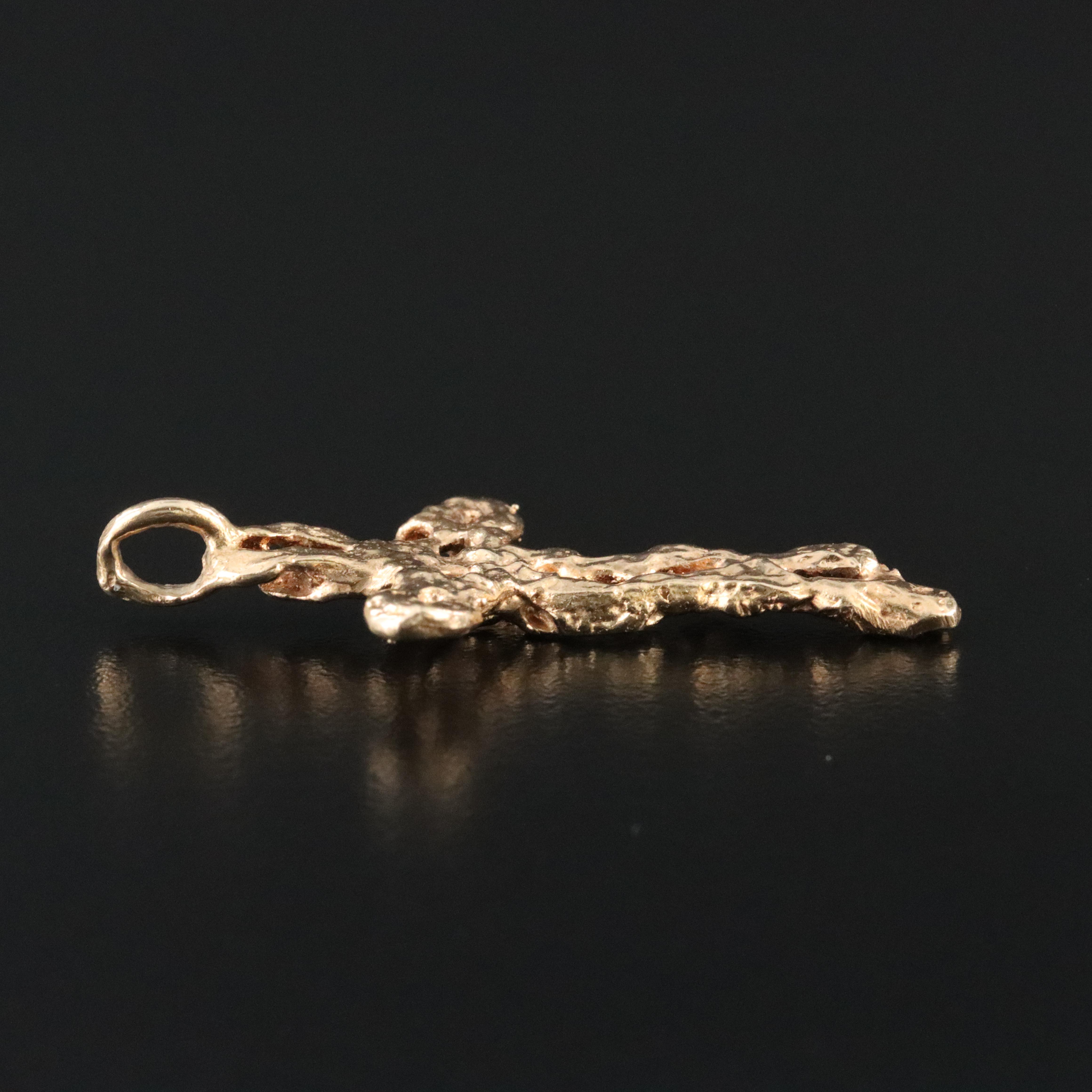 14K Cross Pendant