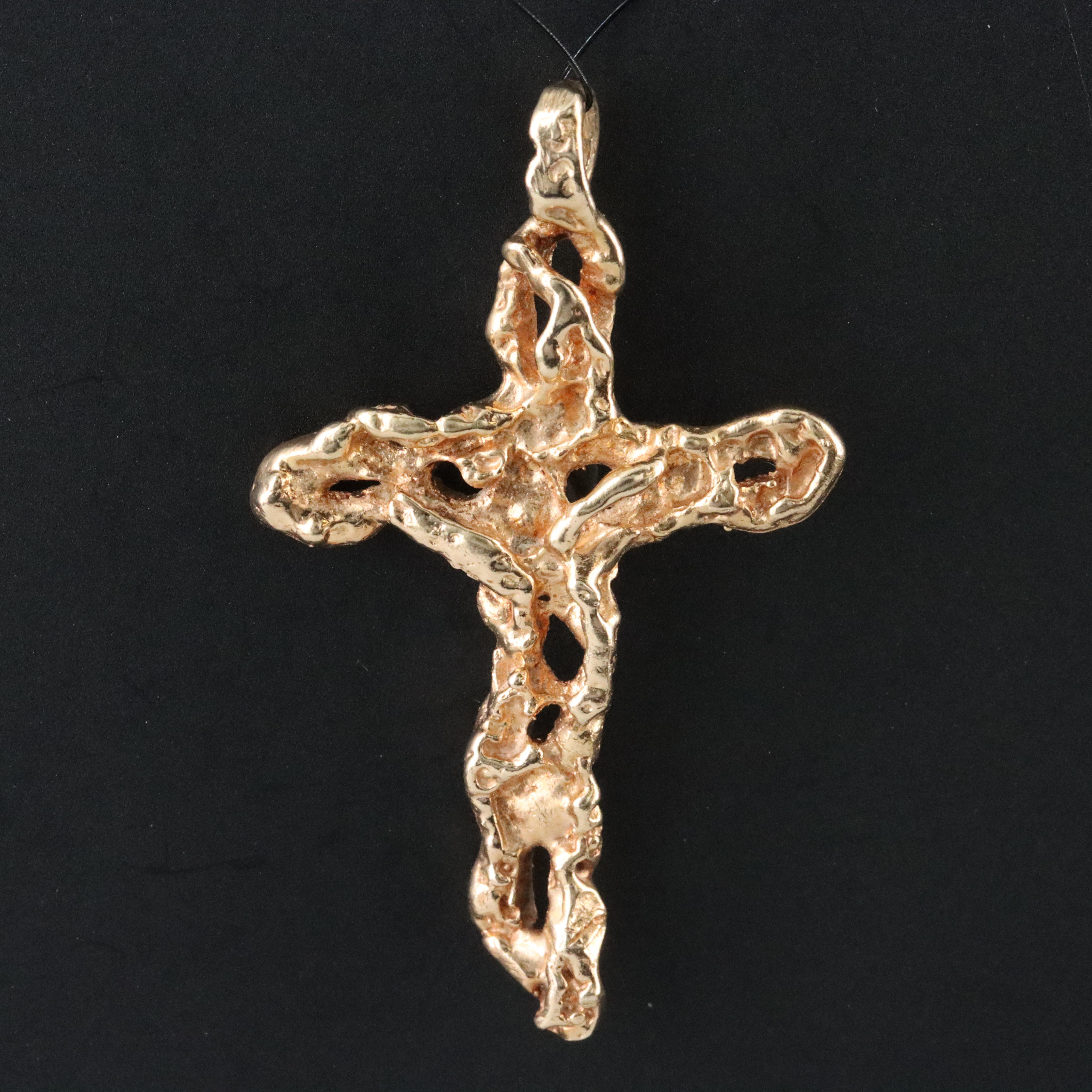 14K Cross Pendant