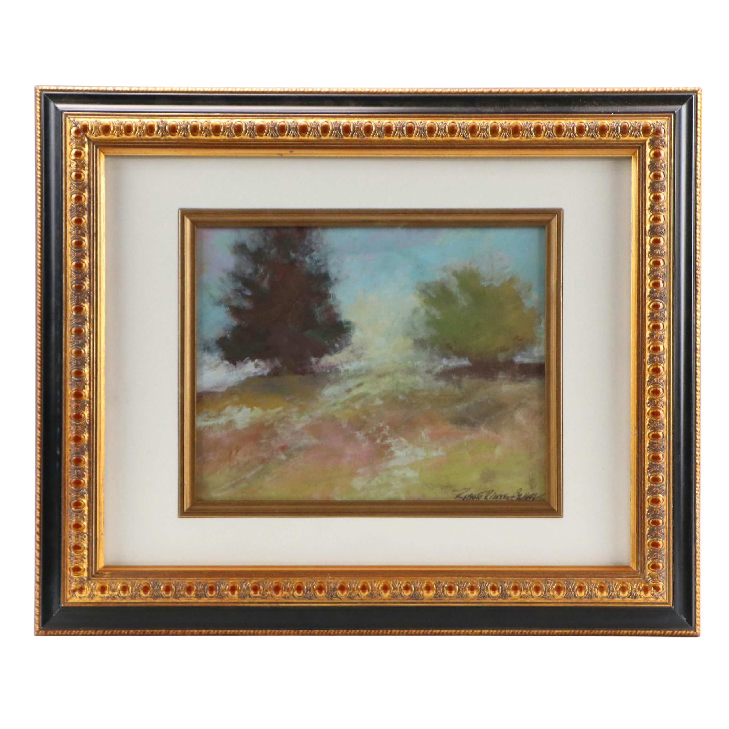 Robert Riddle Baker Landscape Acrylic Painting "Morning Emerges," 2025