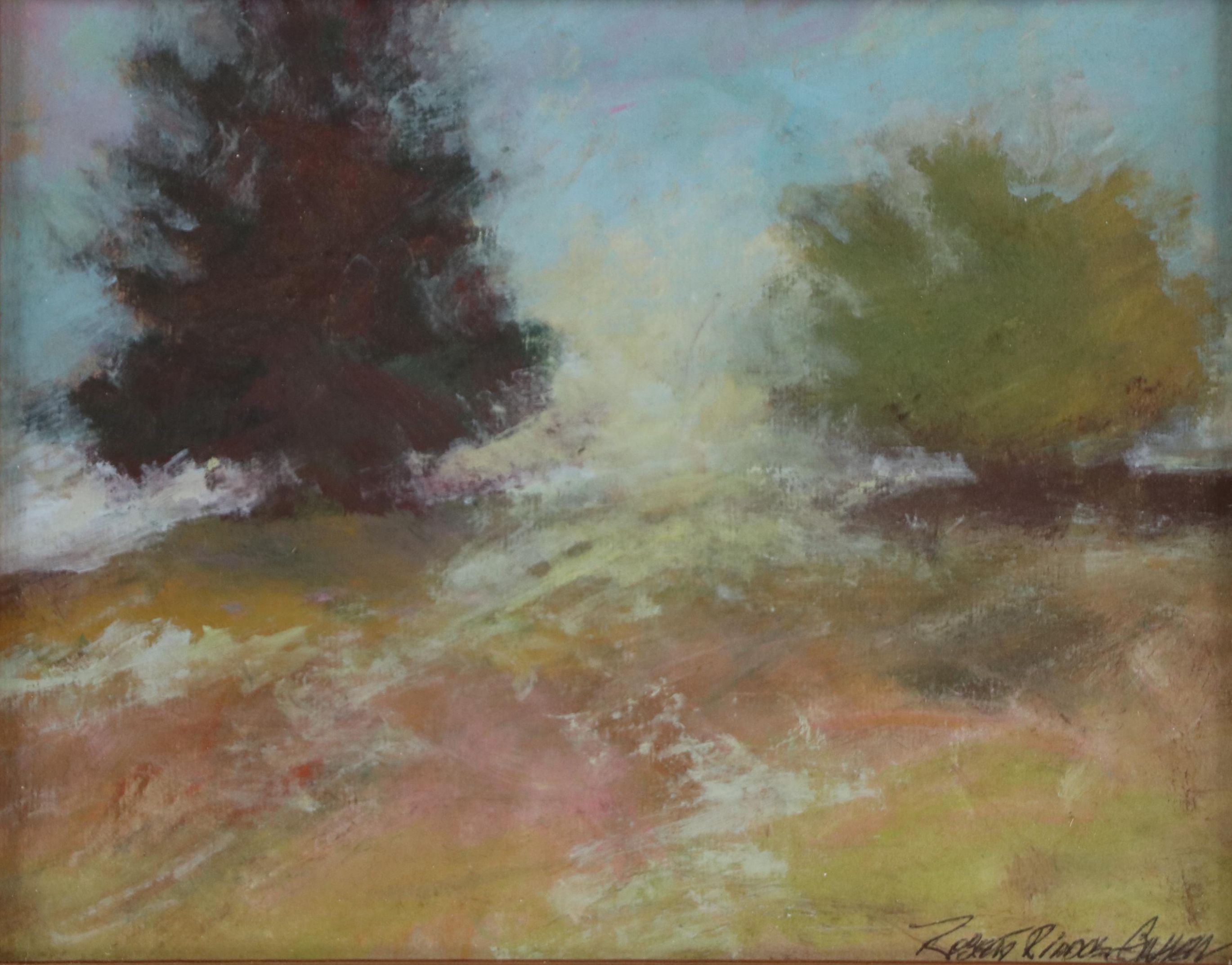 Robert Riddle Baker Landscape Acrylic Painting "Morning Emerges," 2025