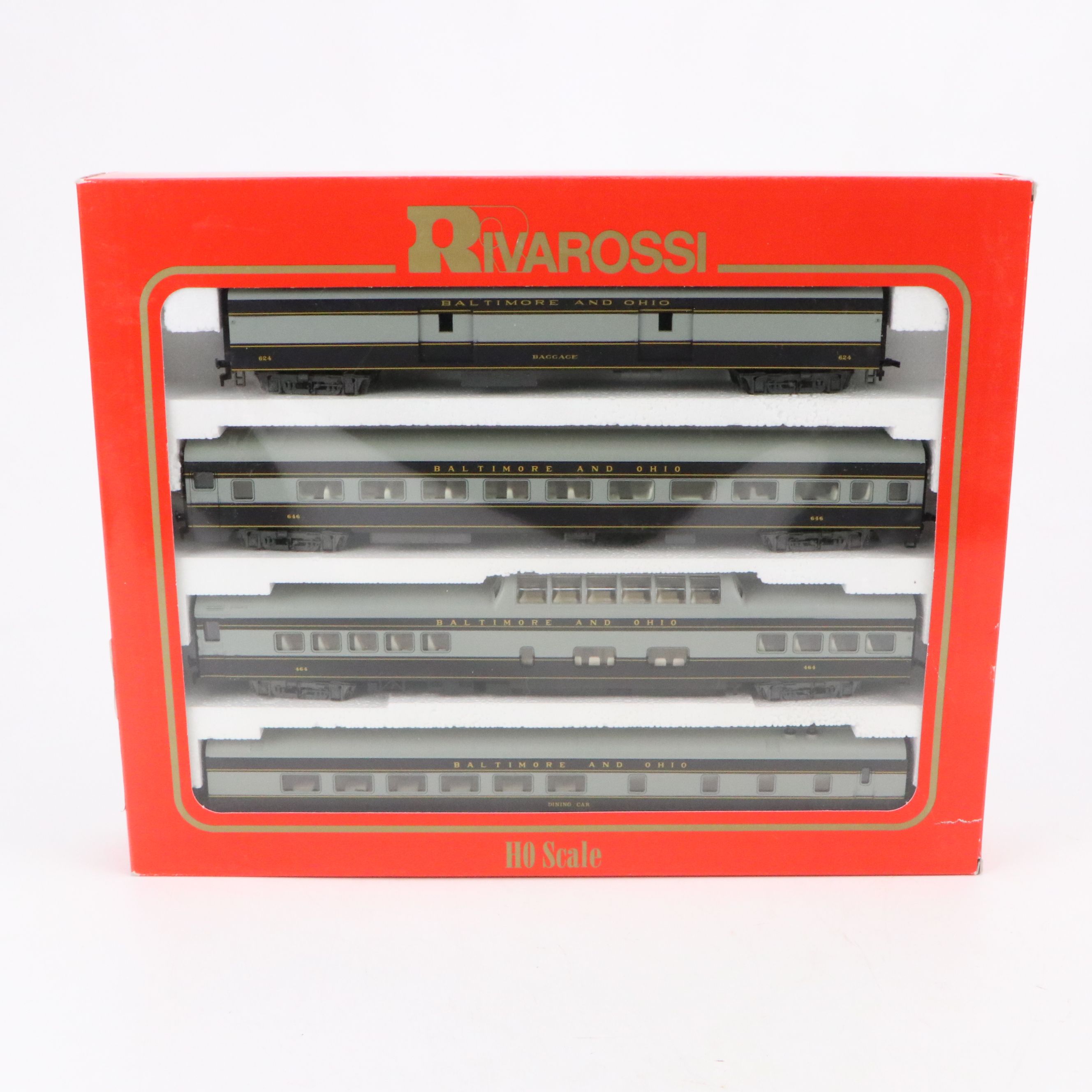 Rivarossi HO Scale "Baltimore and Ohio" and Other Train Cars