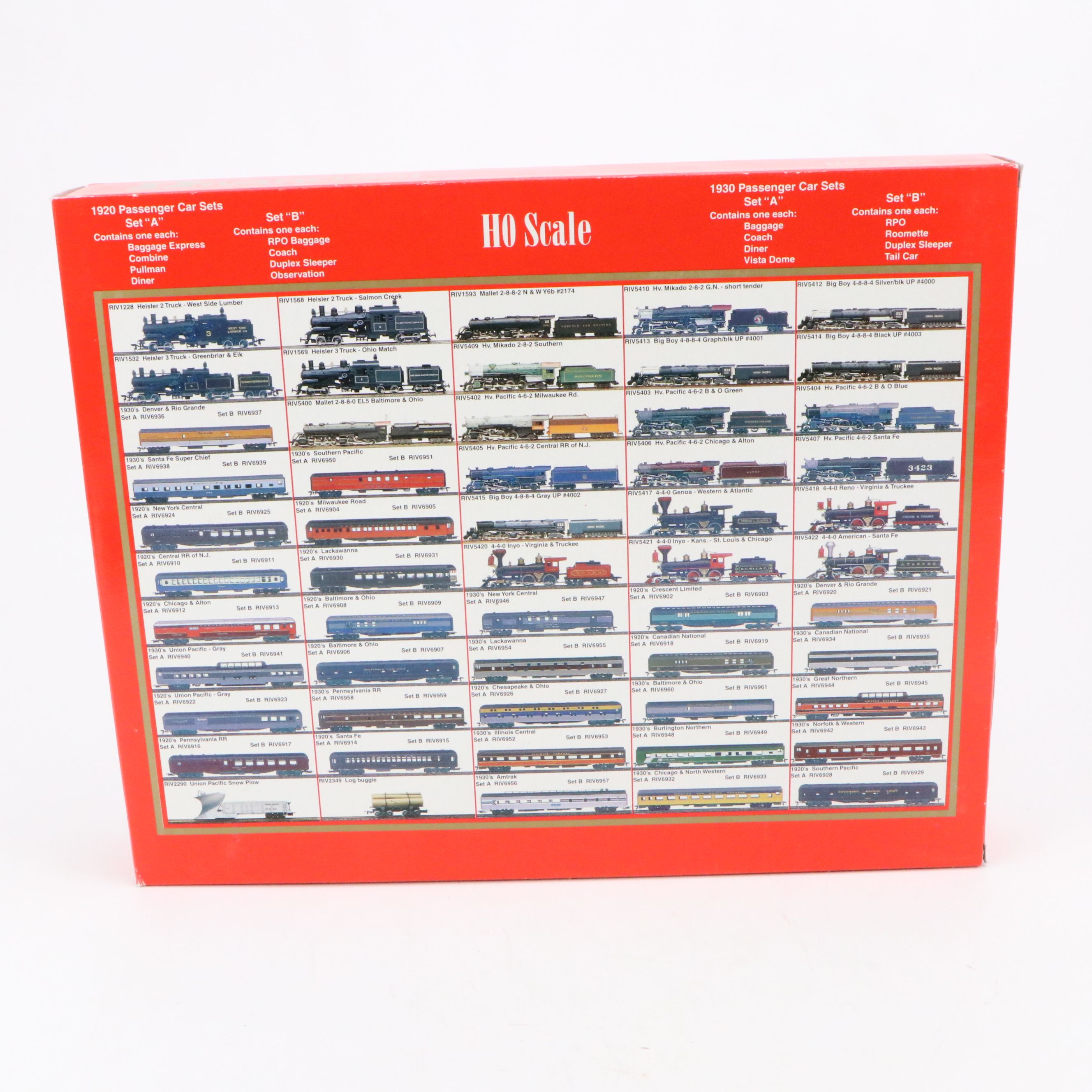 Rivarossi HO Scale "Baltimore and Ohio" and Other Train Cars