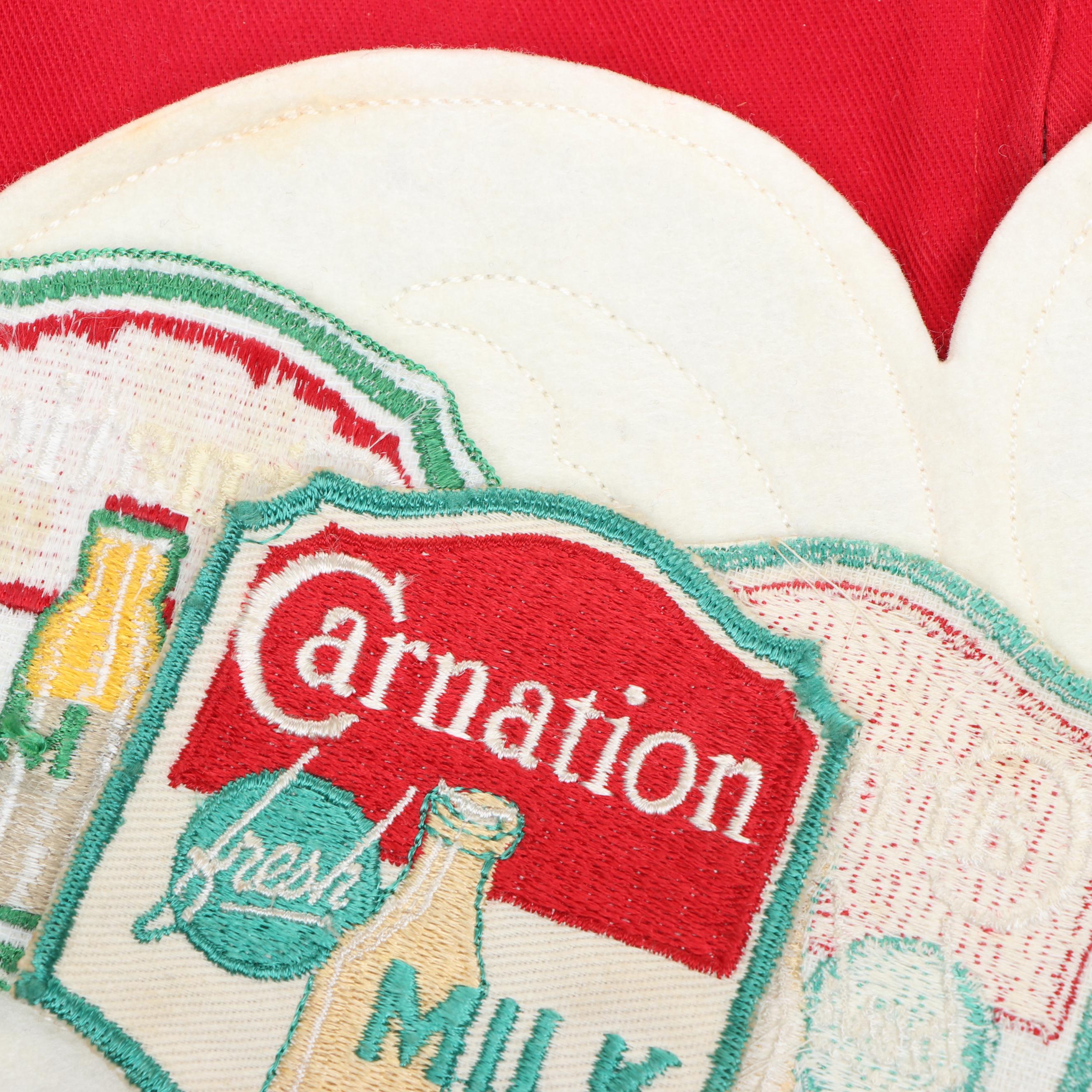 Carnation Milk Advertising Uniform Hat and Jacket with Other Memorabilia