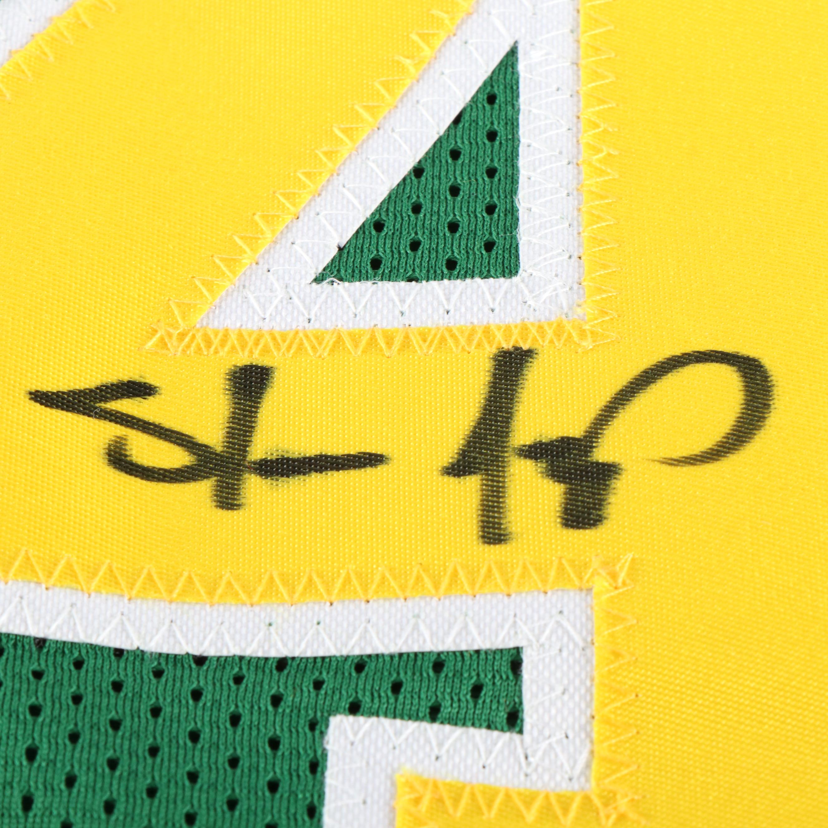 Shawn Kemp Signed Seattle Supersonics Basketball Jersey, Beckett