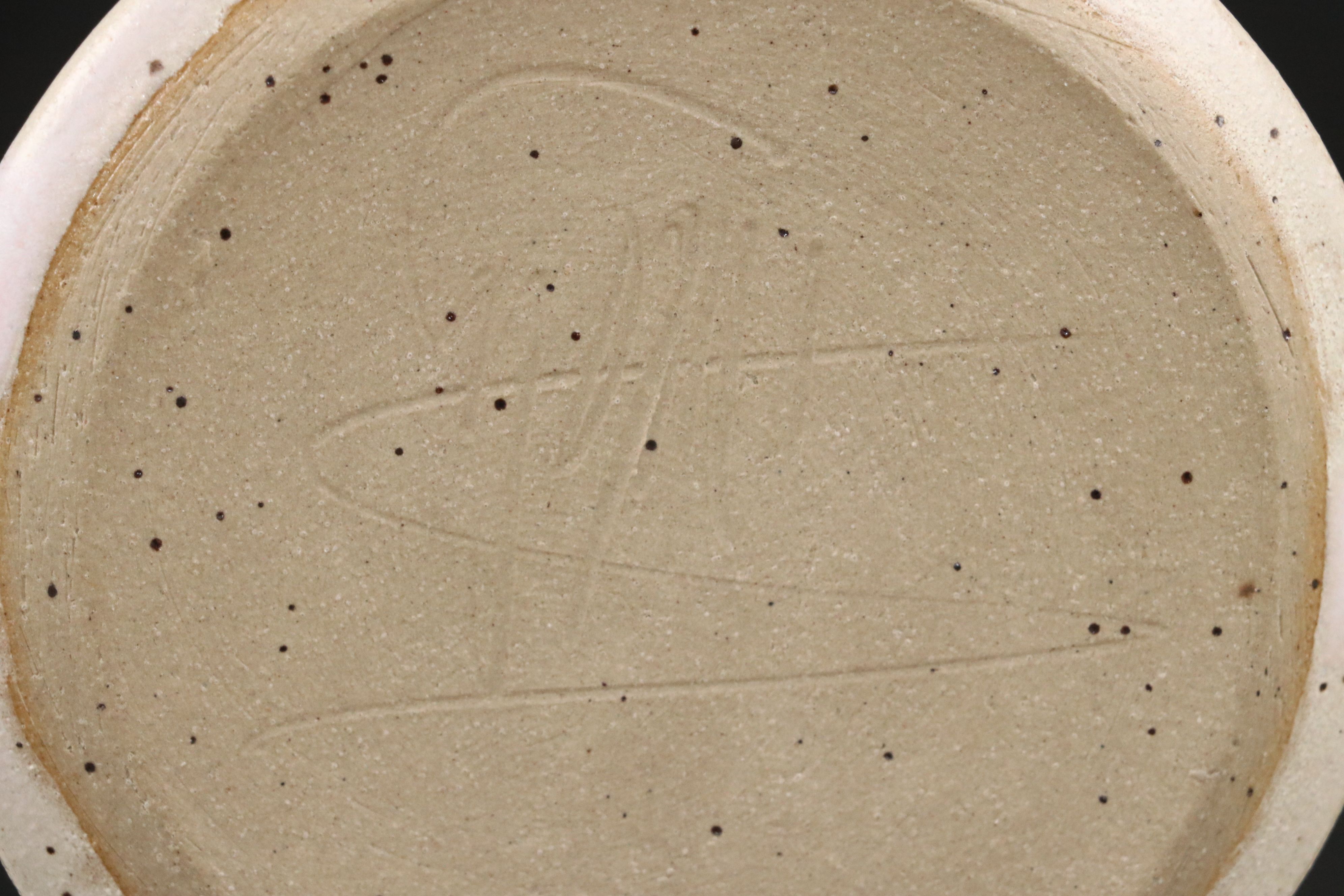 Artist Signed Art Pottery Pitcher, Lidded Jar, and More Table Accessories