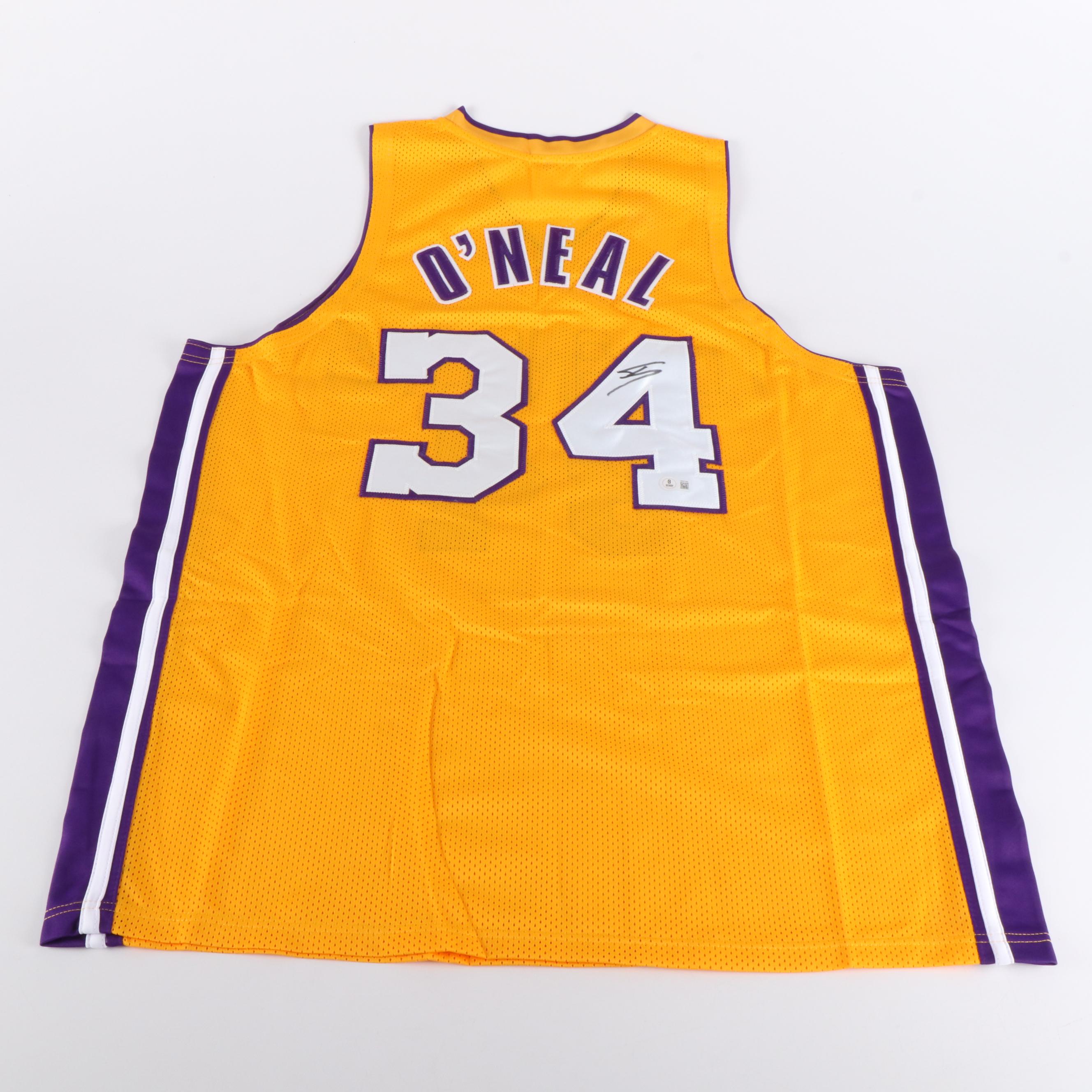 Shaquille O’Neal Signed Los Angeles Lakers Basketball Jersey, Beckett
