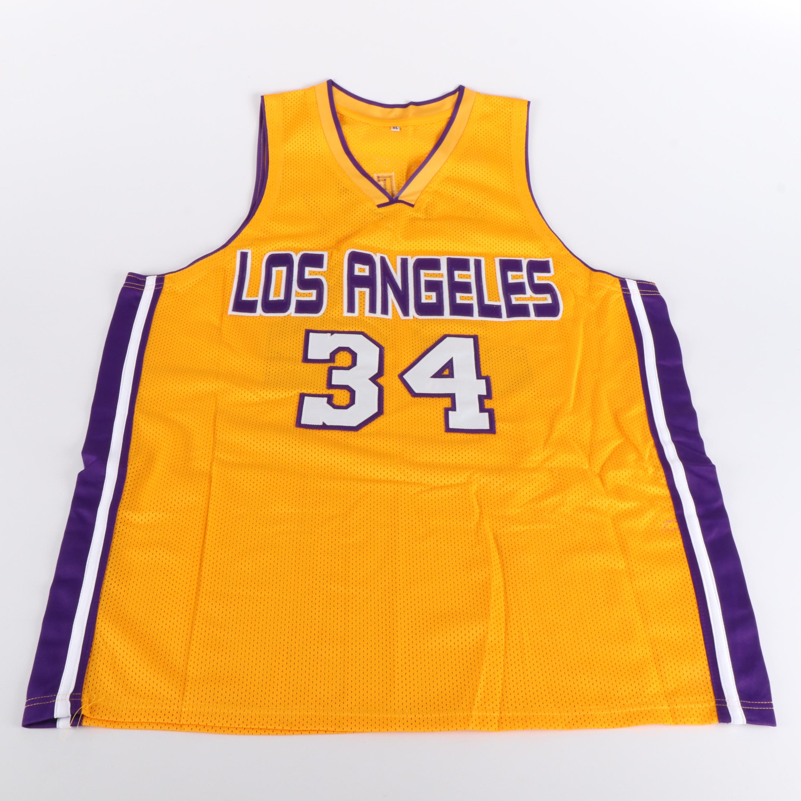 Shaquille O’Neal Signed Los Angeles Lakers Basketball Jersey, Beckett