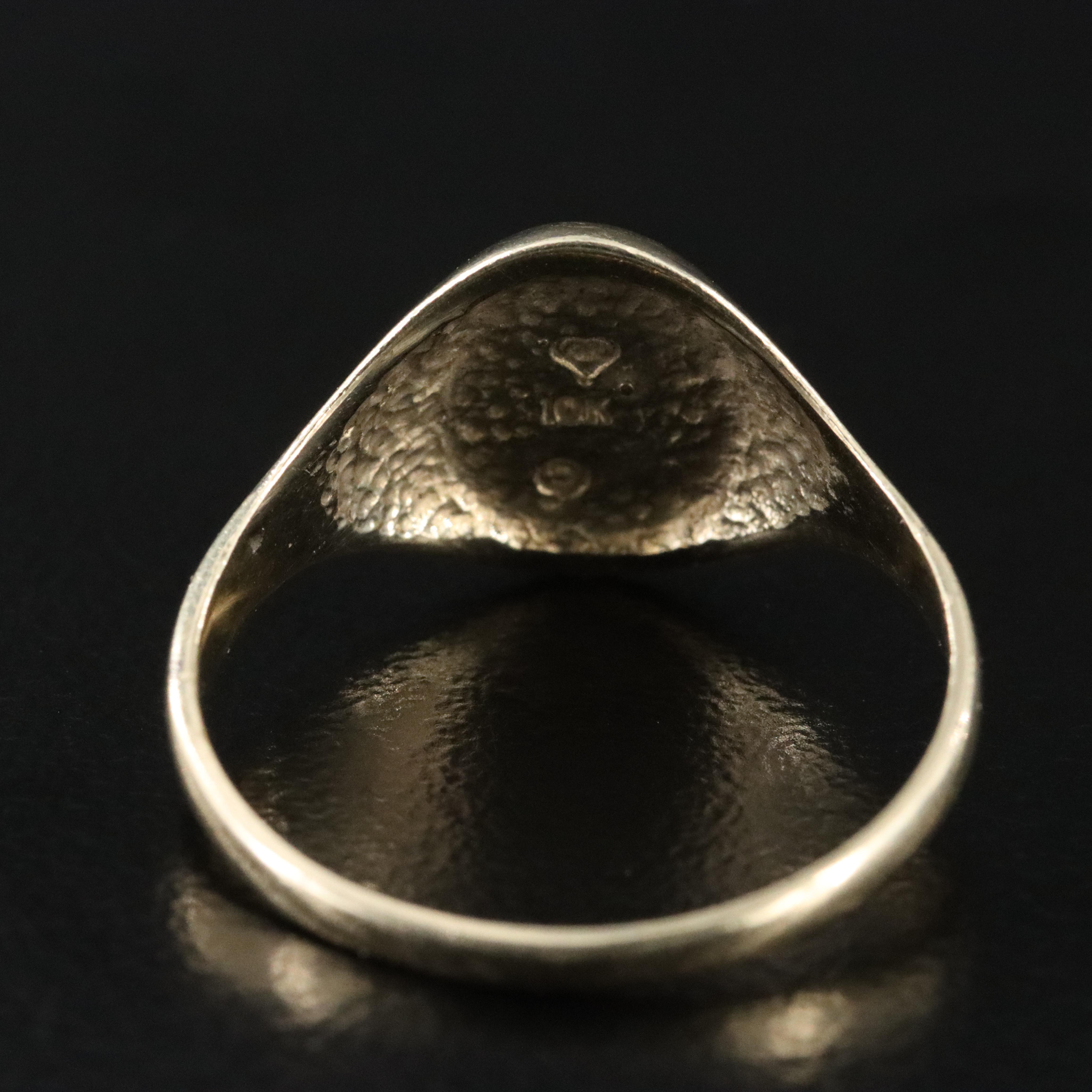 10K Signet Ring