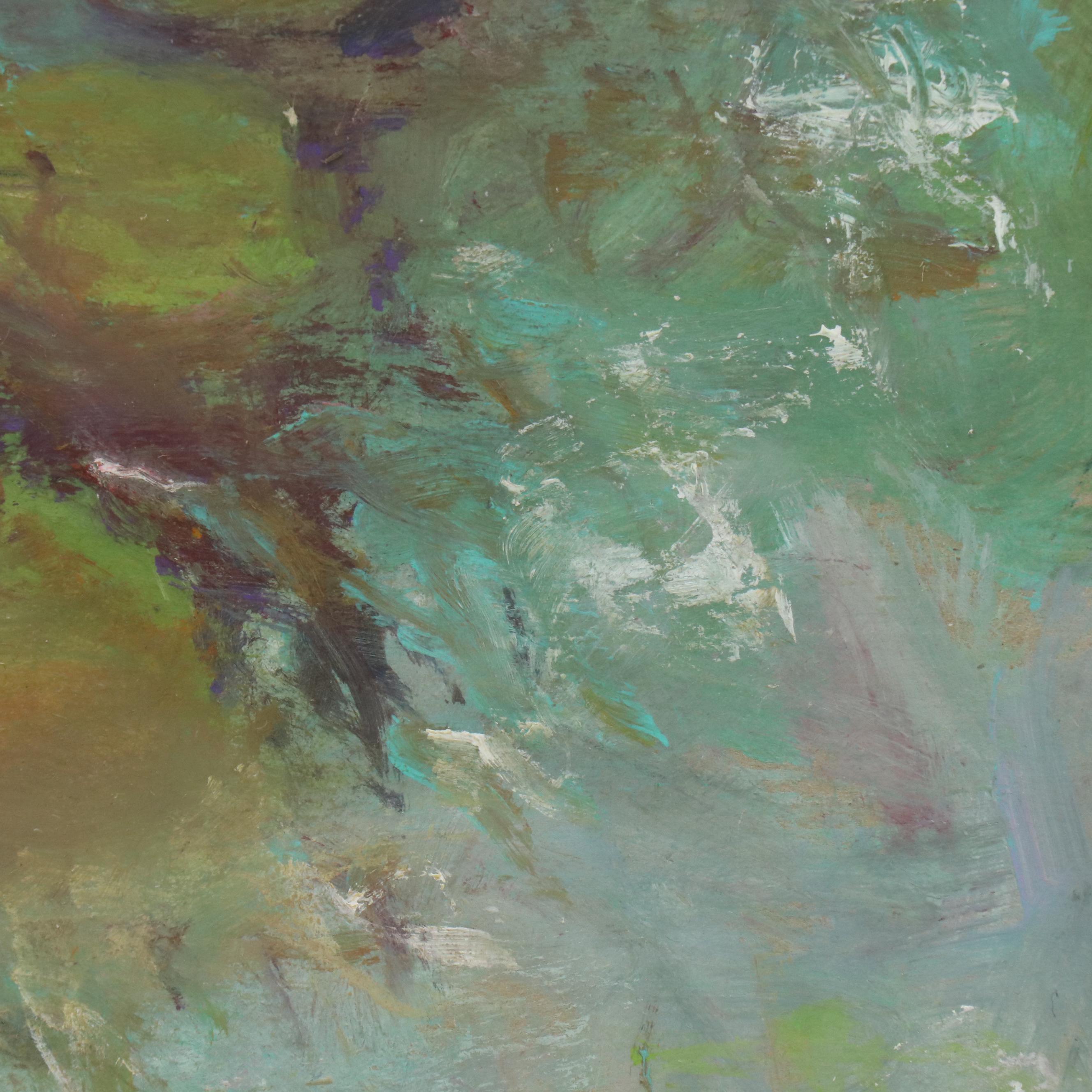 Robert Riddle Baker Still Life Acrylic Painting "Adrift," 2024