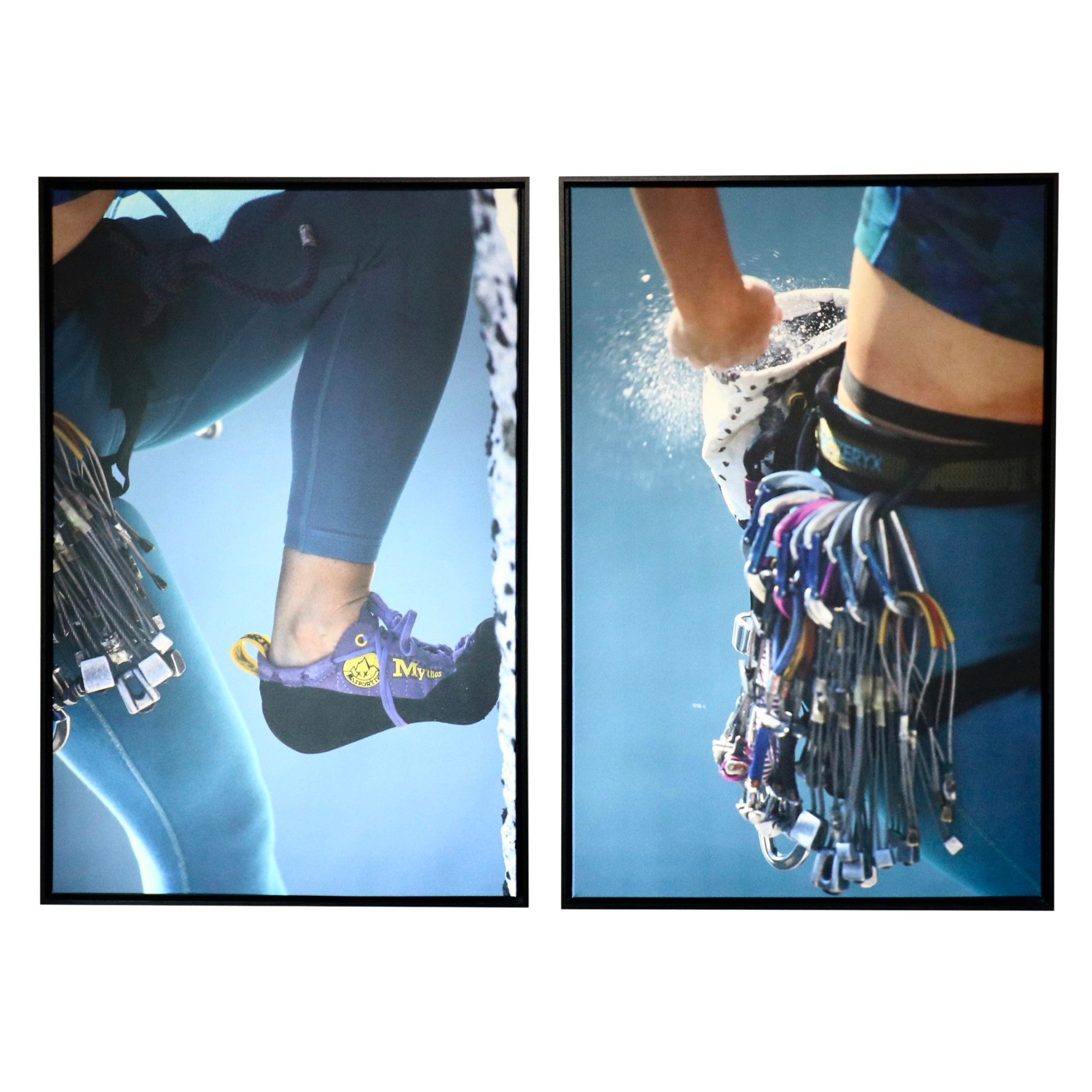 Framed Giclées of Rock Climber Details