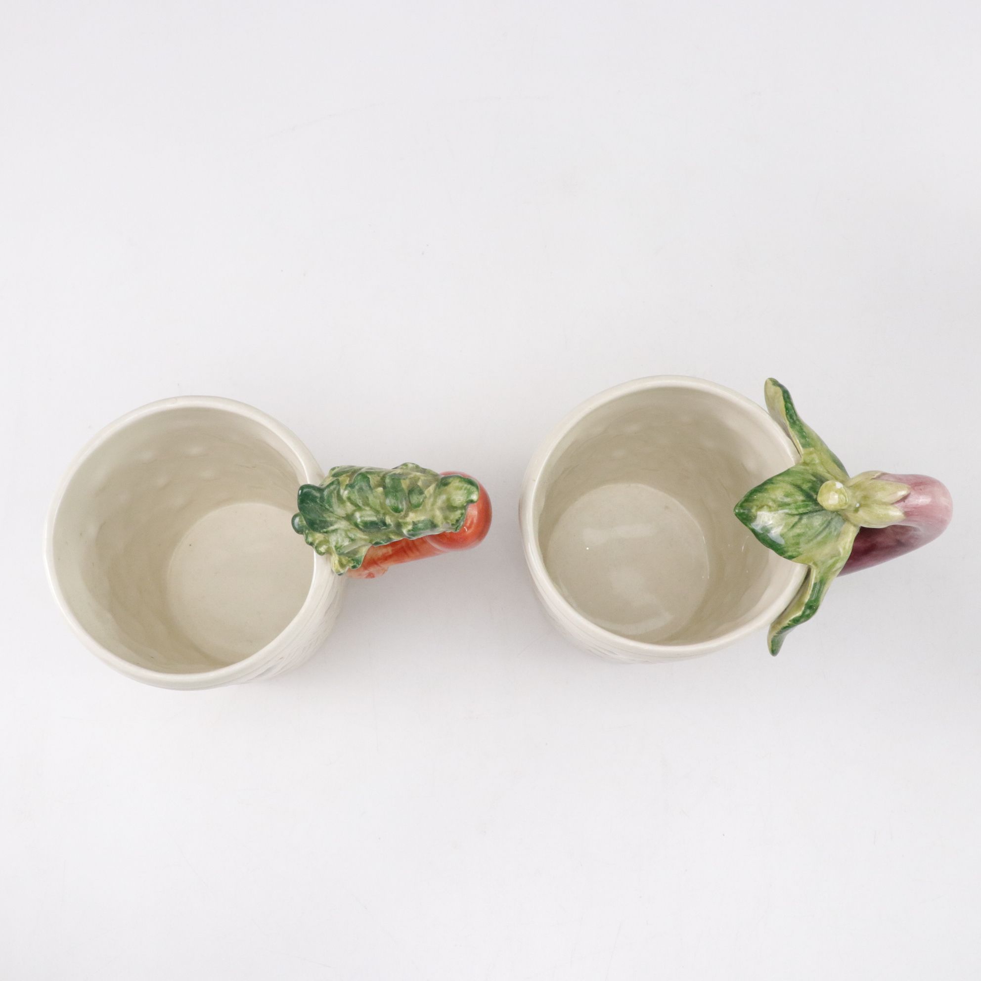 Fitz & Floyd Harvest Basket Weave Vegetable Mugs, Carrot Bunch Pitcher and More