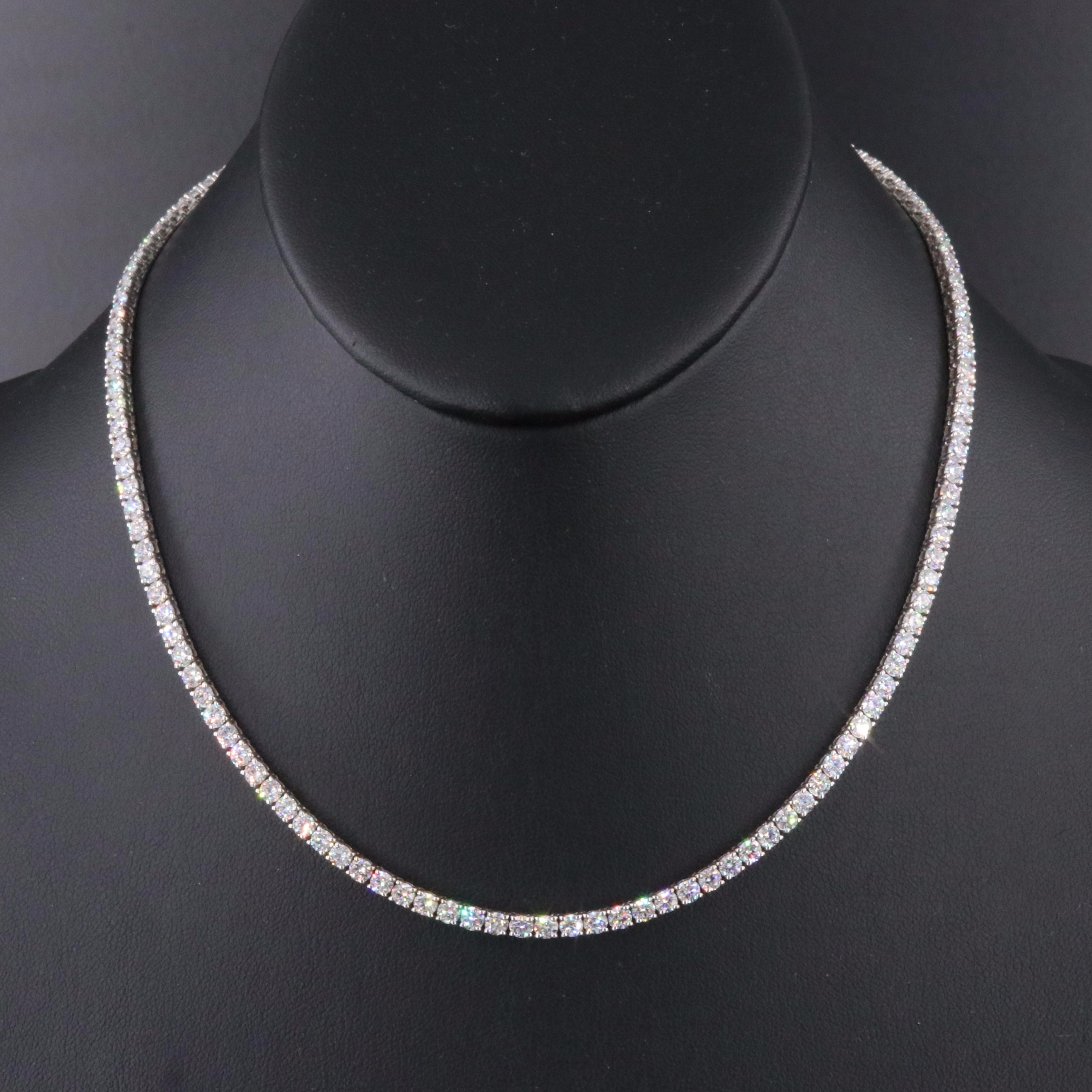 14K 13.35 CTW Lab Grown Diamond Necklace