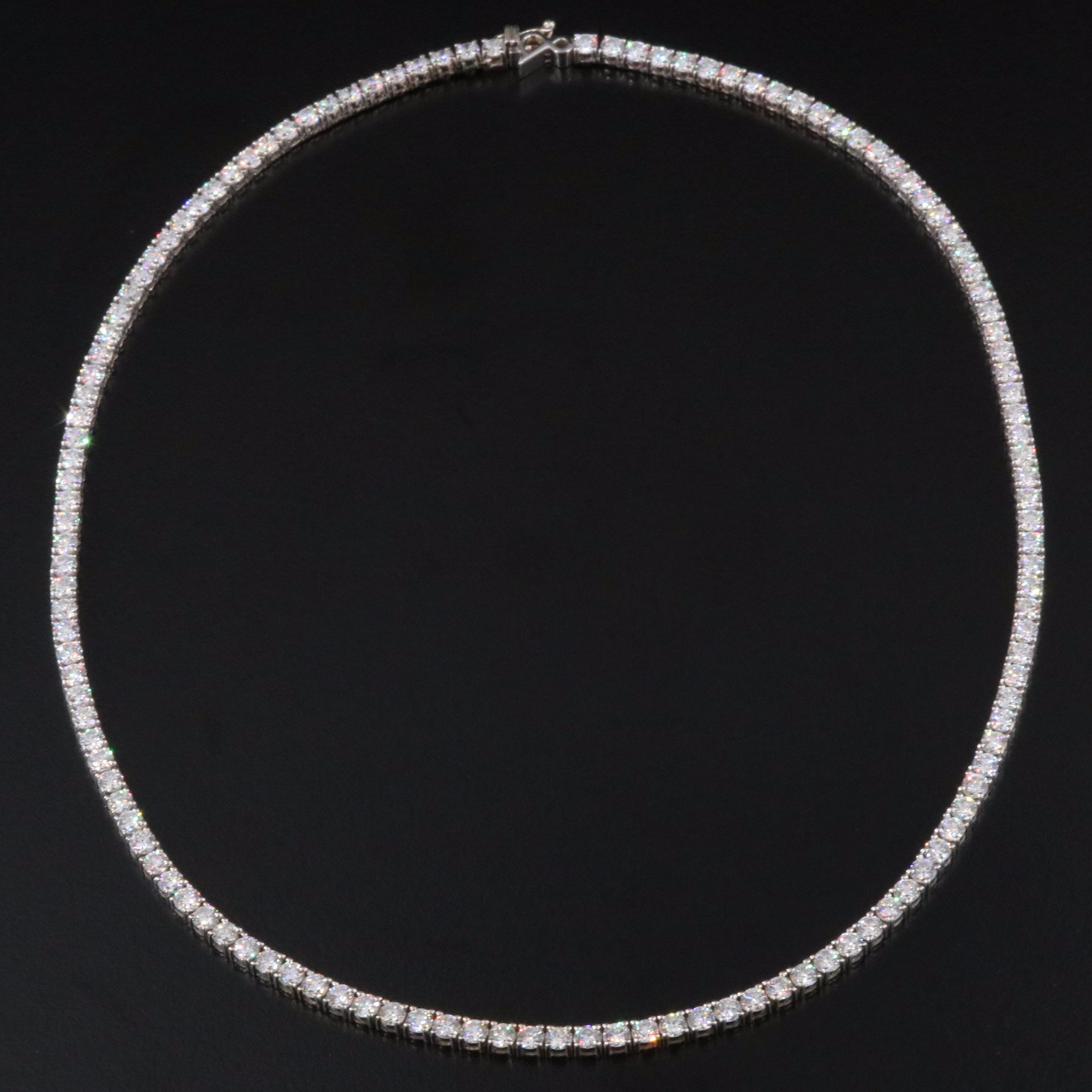 14K 13.35 CTW Lab Grown Diamond Necklace