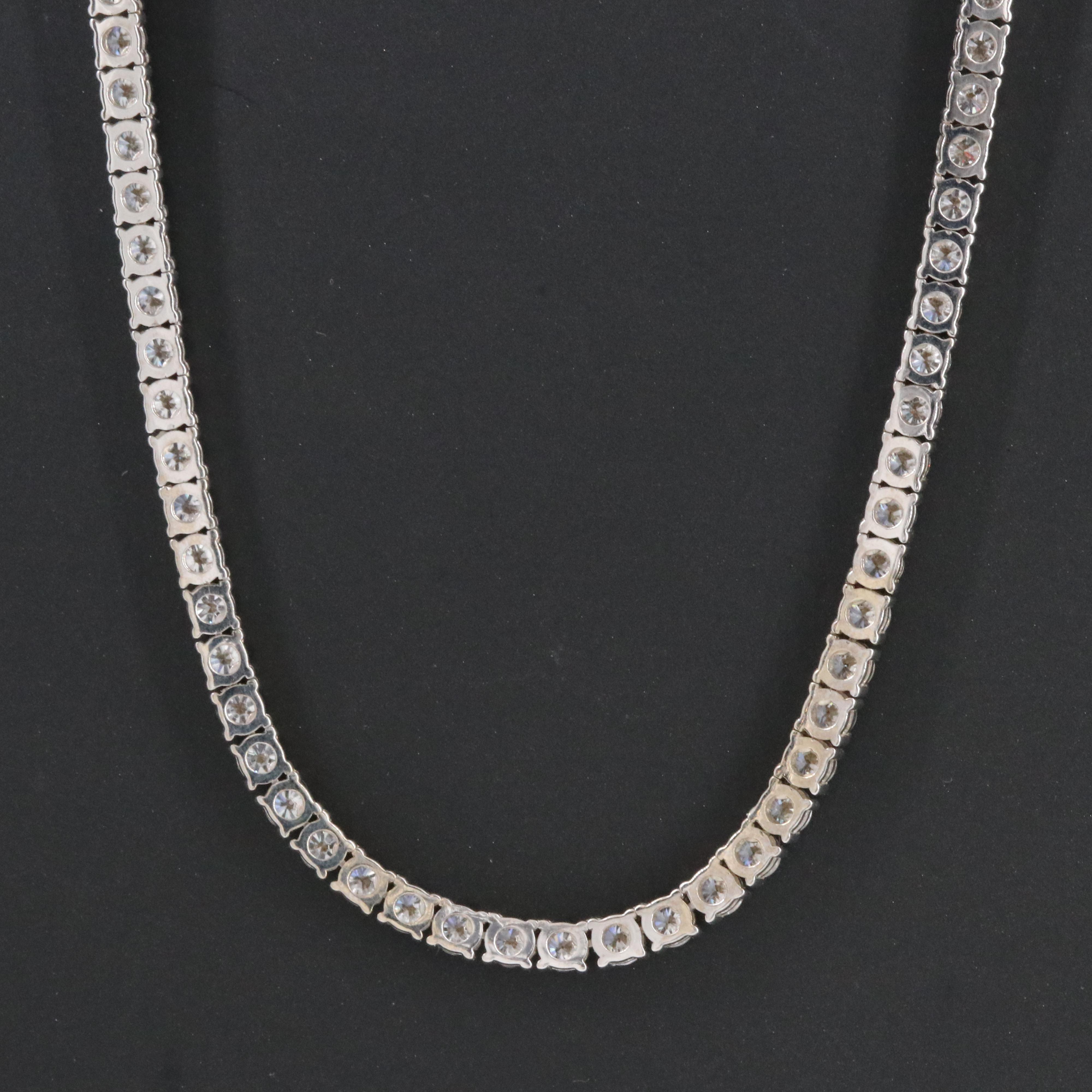 14K 13.35 CTW Lab Grown Diamond Necklace