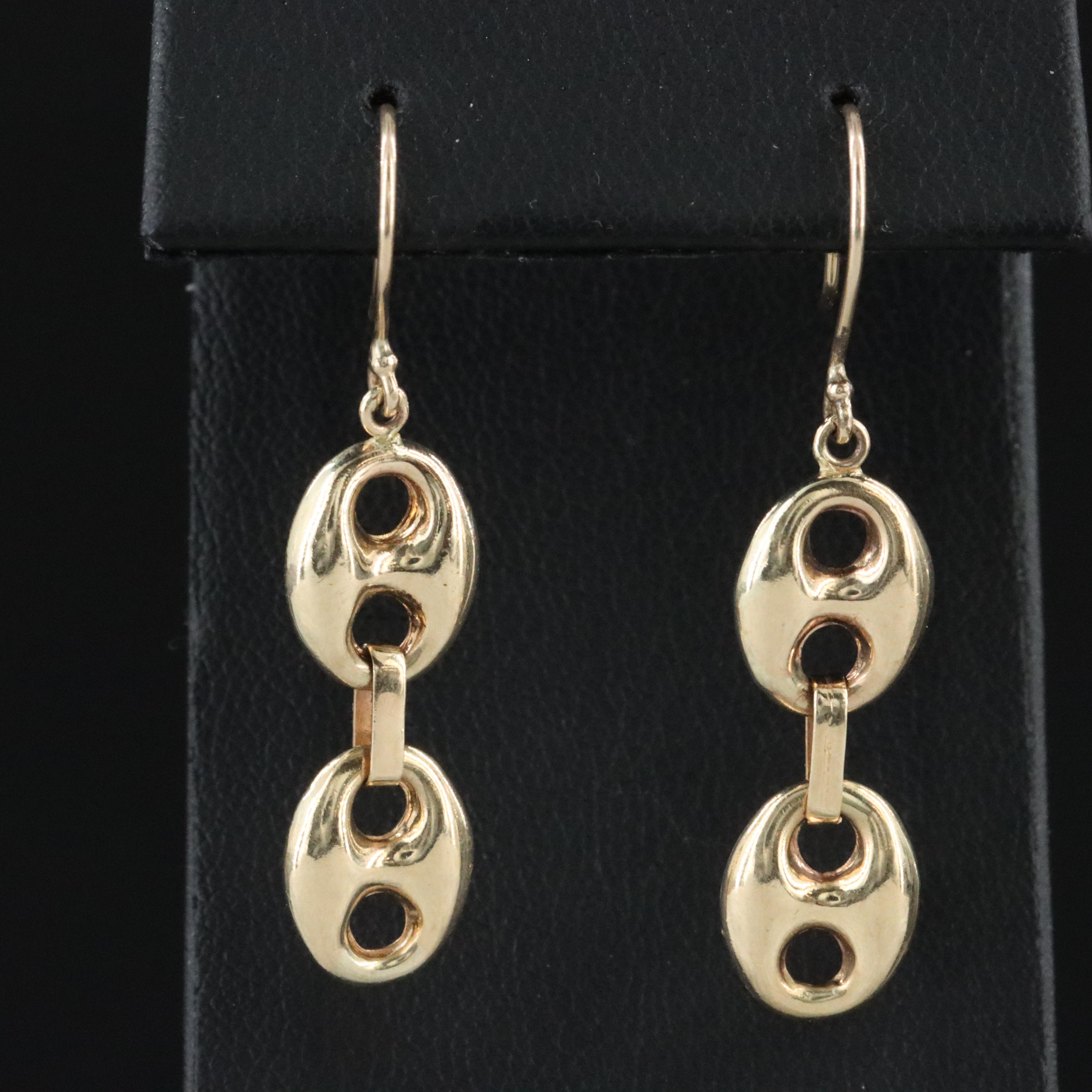 14K Mariner Link Earrings