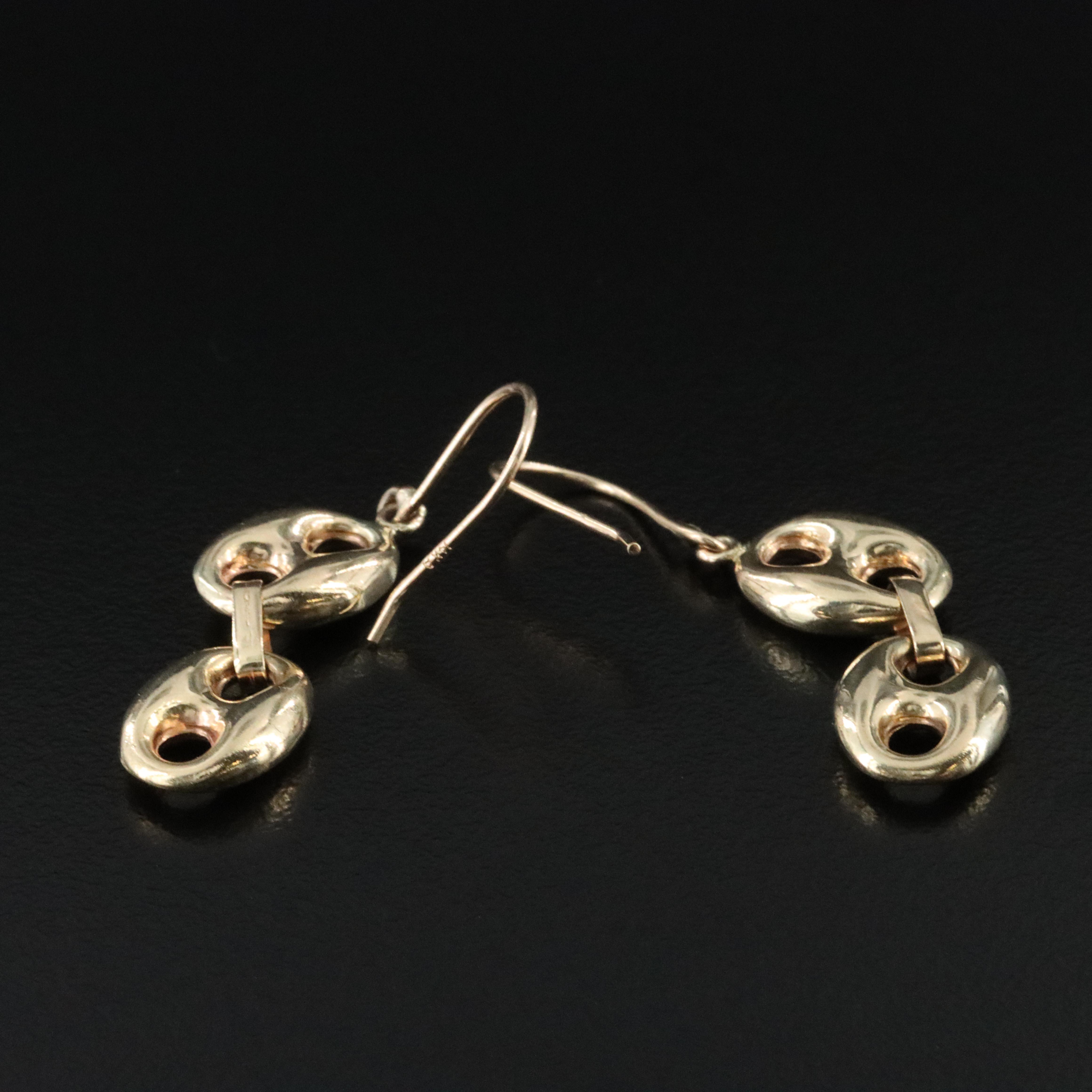 14K Mariner Link Earrings