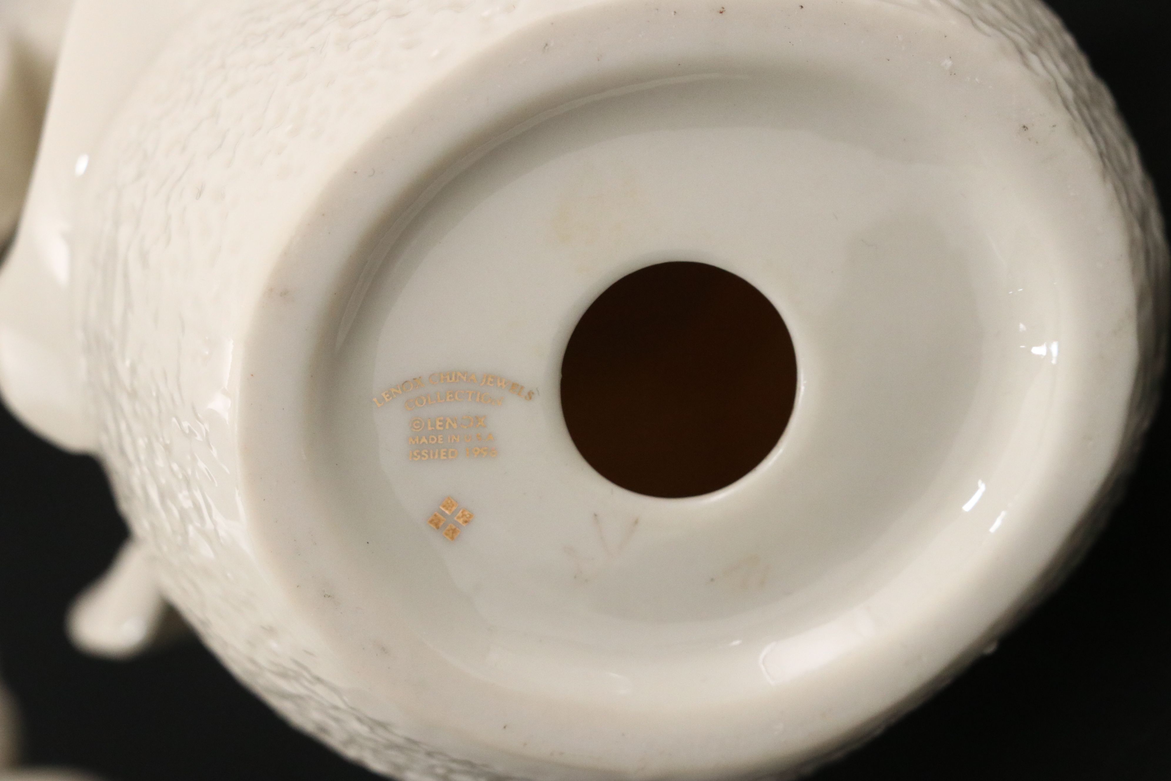 Lenox China Jewels Collection Porcelain Snowmen Figurines