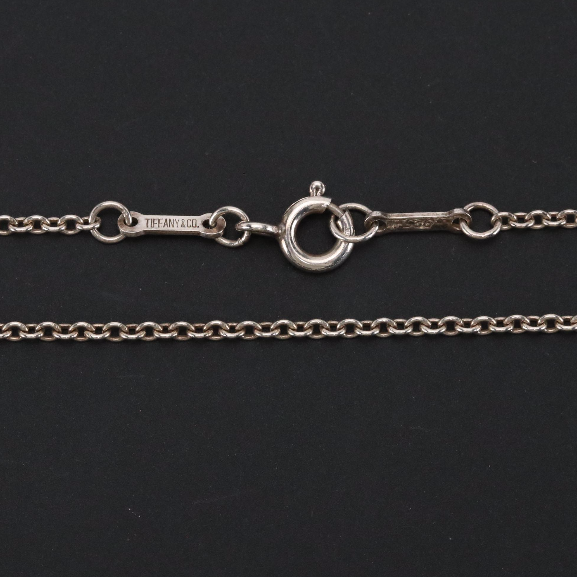 Elsa Peretti for Tiffany & Co. Open Heart Sterling Necklace