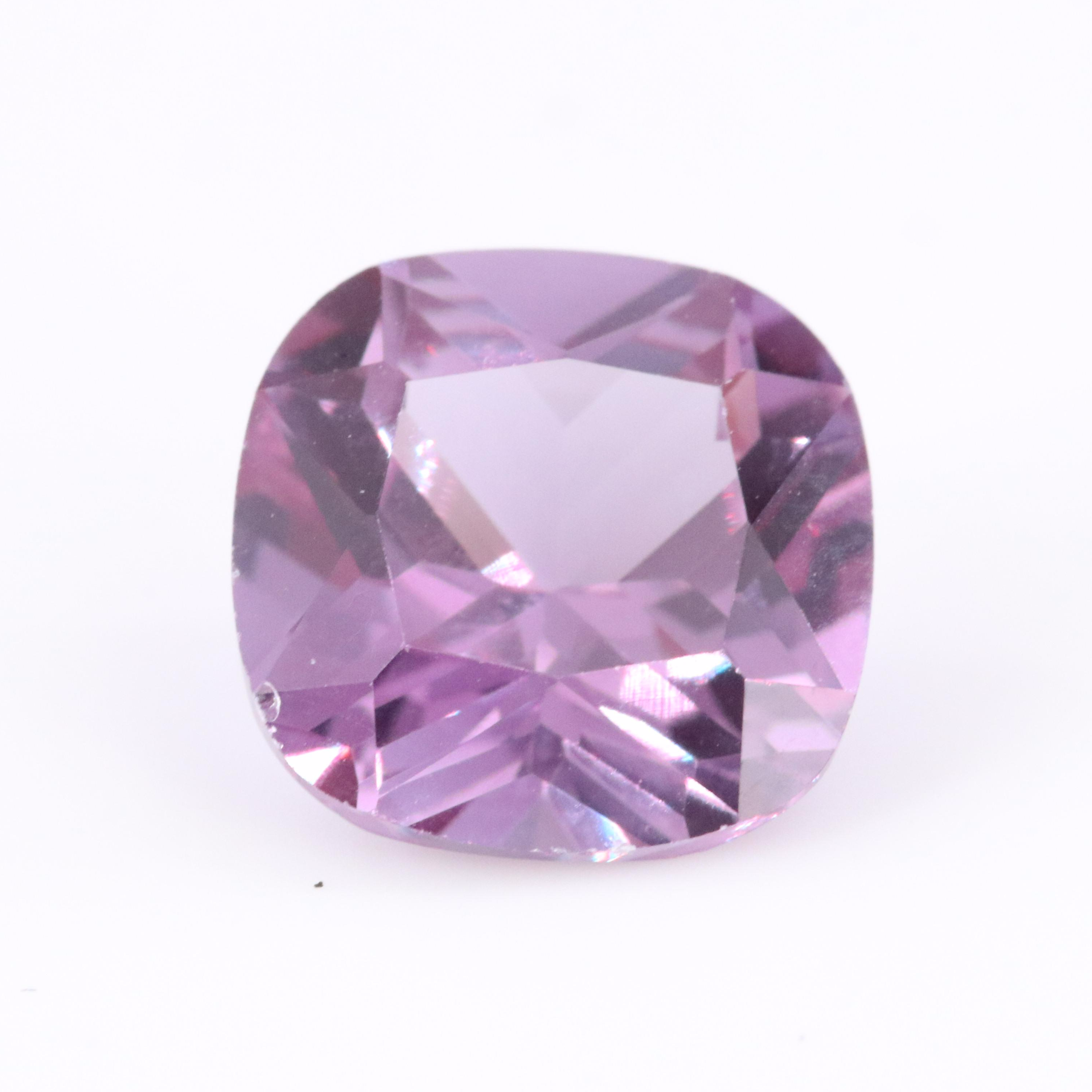 Loose 4.96 CT Lab Grown Color Change Sapphire