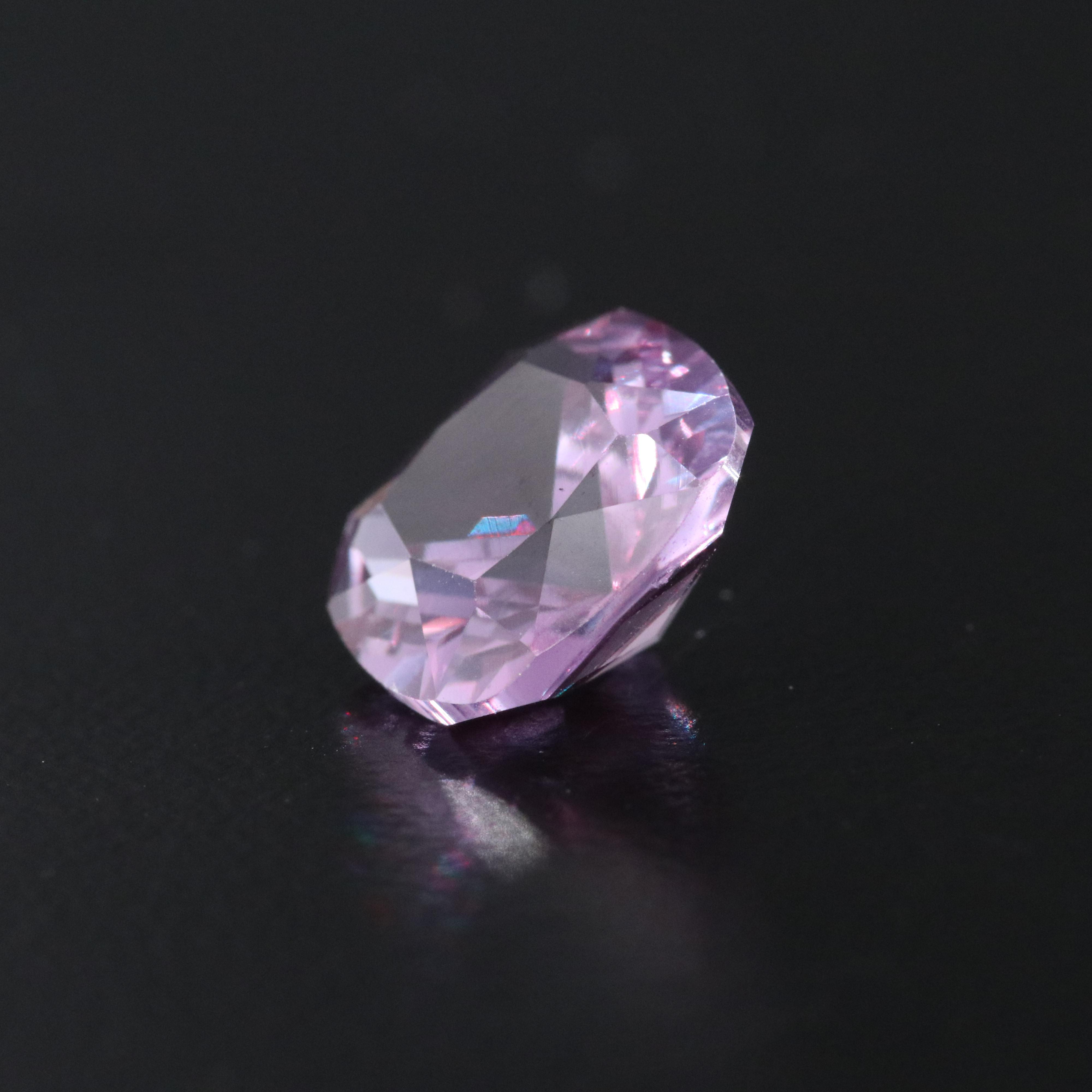 Loose 4.96 CT Lab Grown Color Change Sapphire