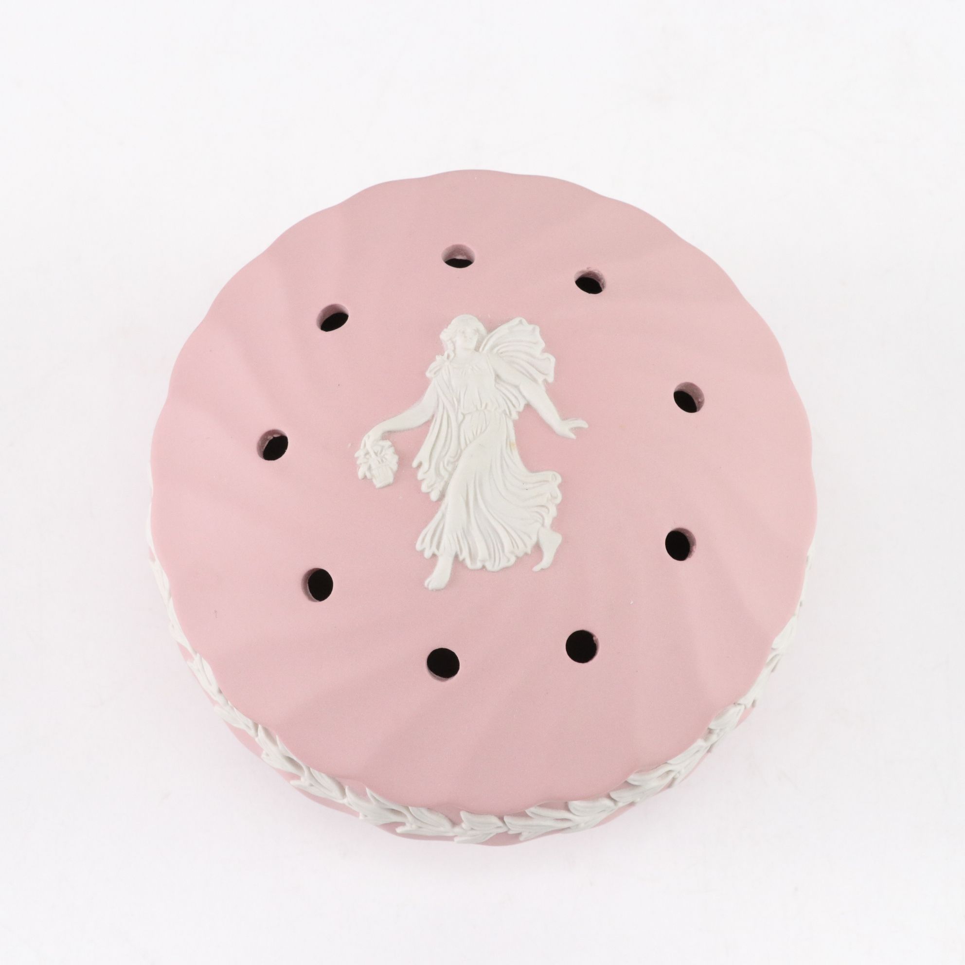 Wedgwood Jasperware "Dancing Hours" Potpourri Dish and Diamond Trinket Box