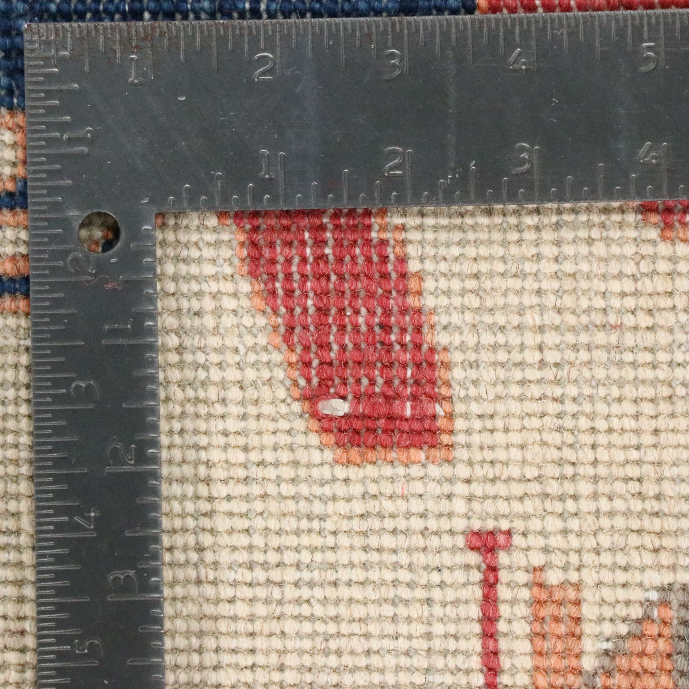 2'9 x 4'1 Hand-Knotted Afghan Pictorial War Rug Accent Rug