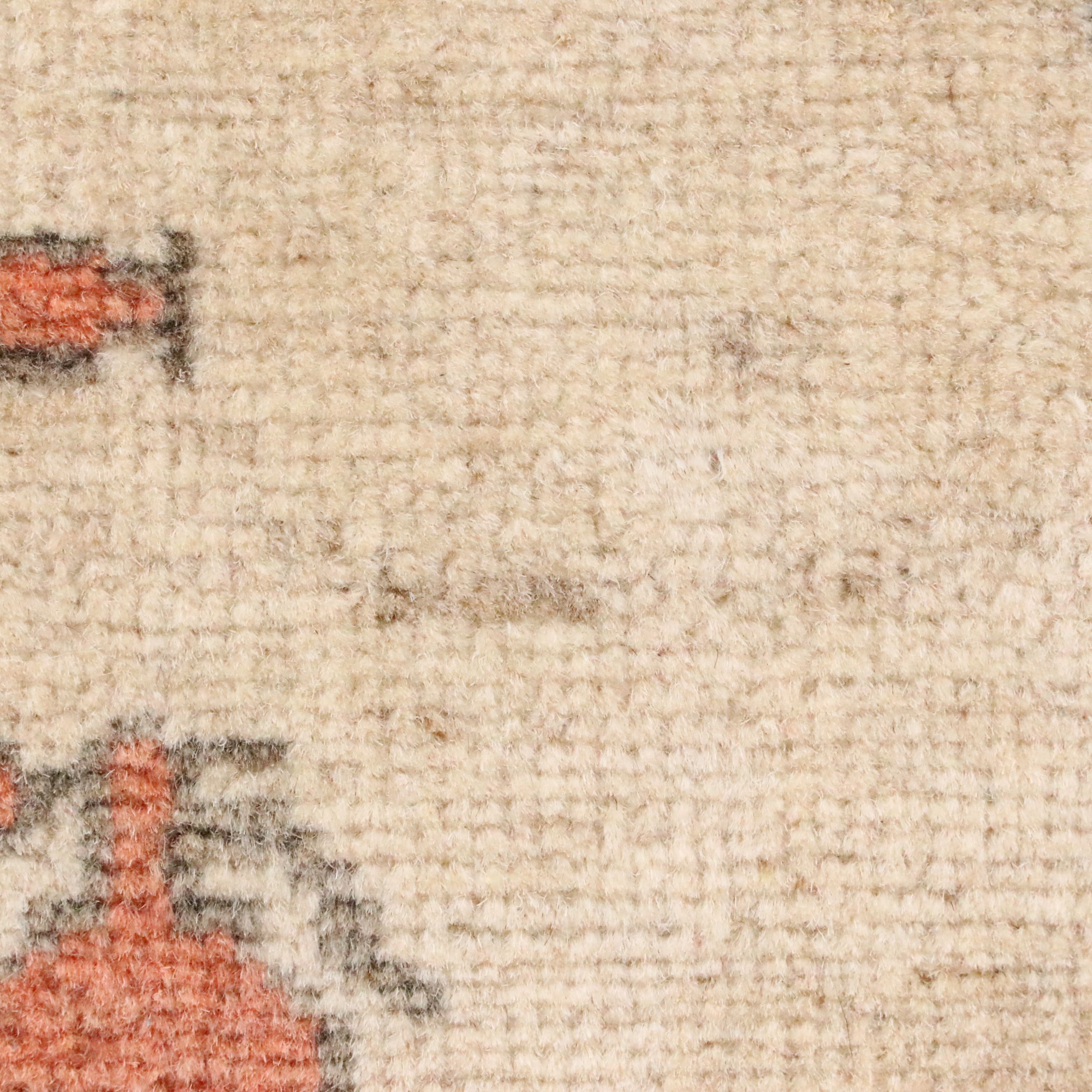 2'9 x 4'1 Hand-Knotted Afghan Pictorial War Rug Accent Rug