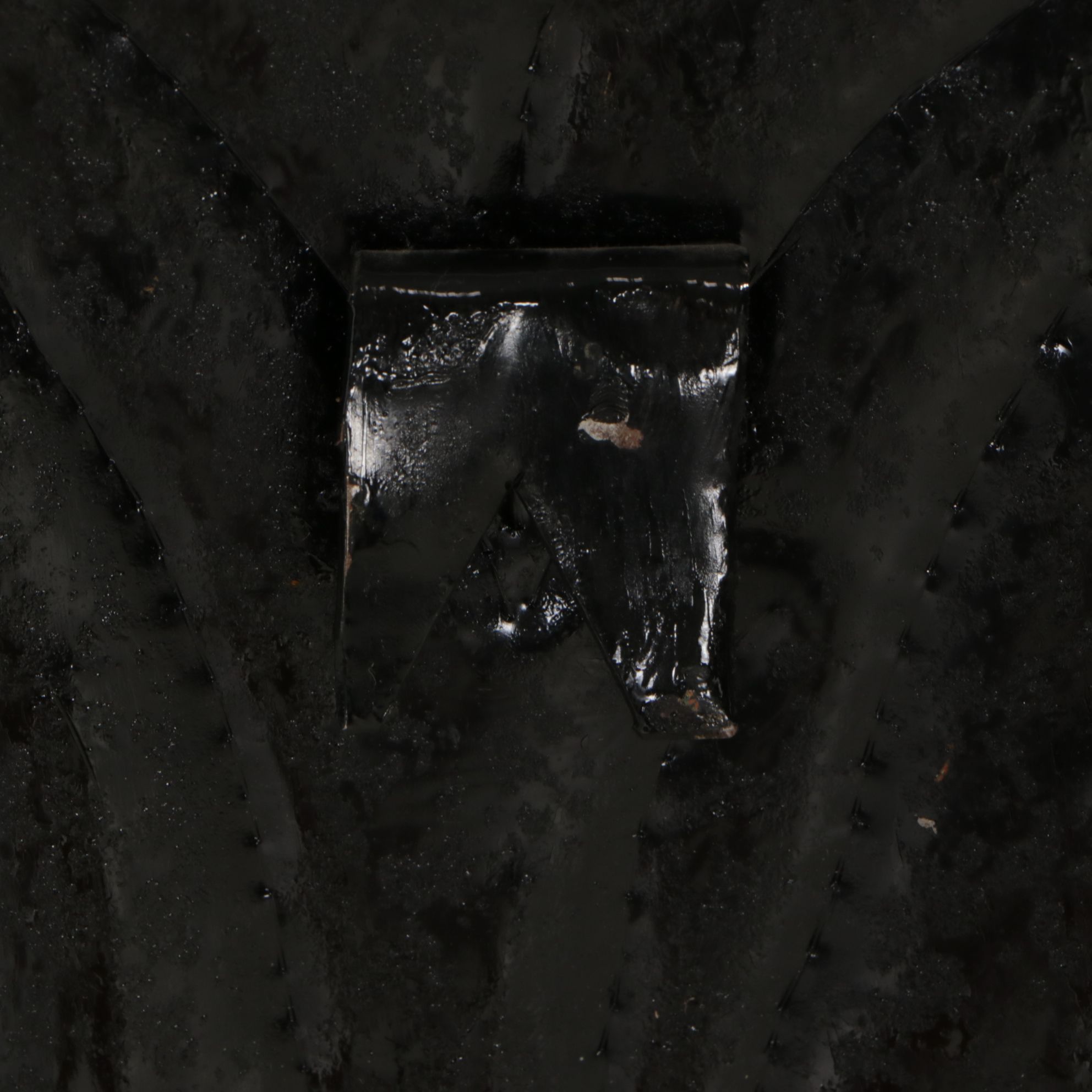 Hand-Painted Enameled Metalwork Flower Basket Wall Hanging