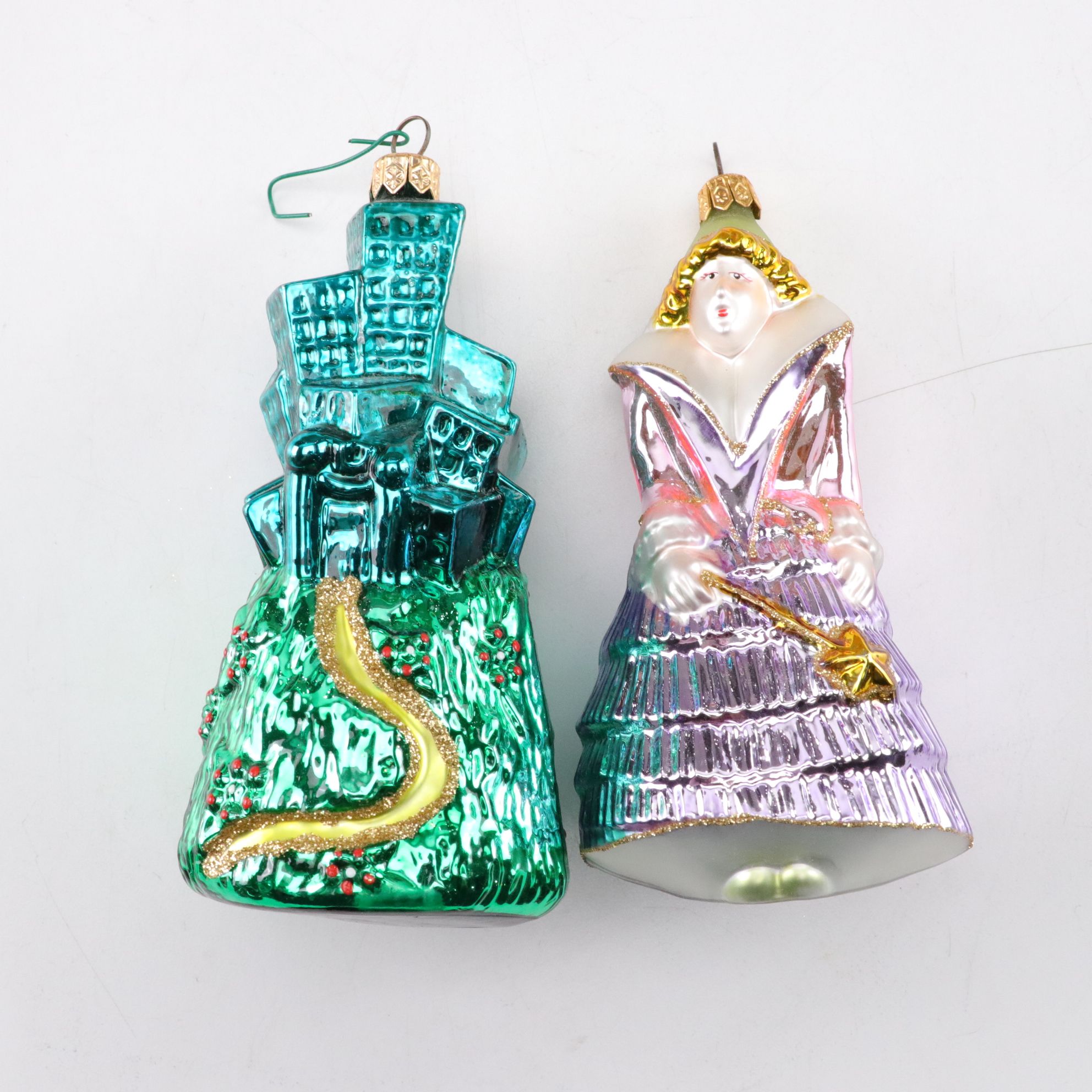 Kurt S. Adler "Wizard of Oz" Glass Christmas Ornaments