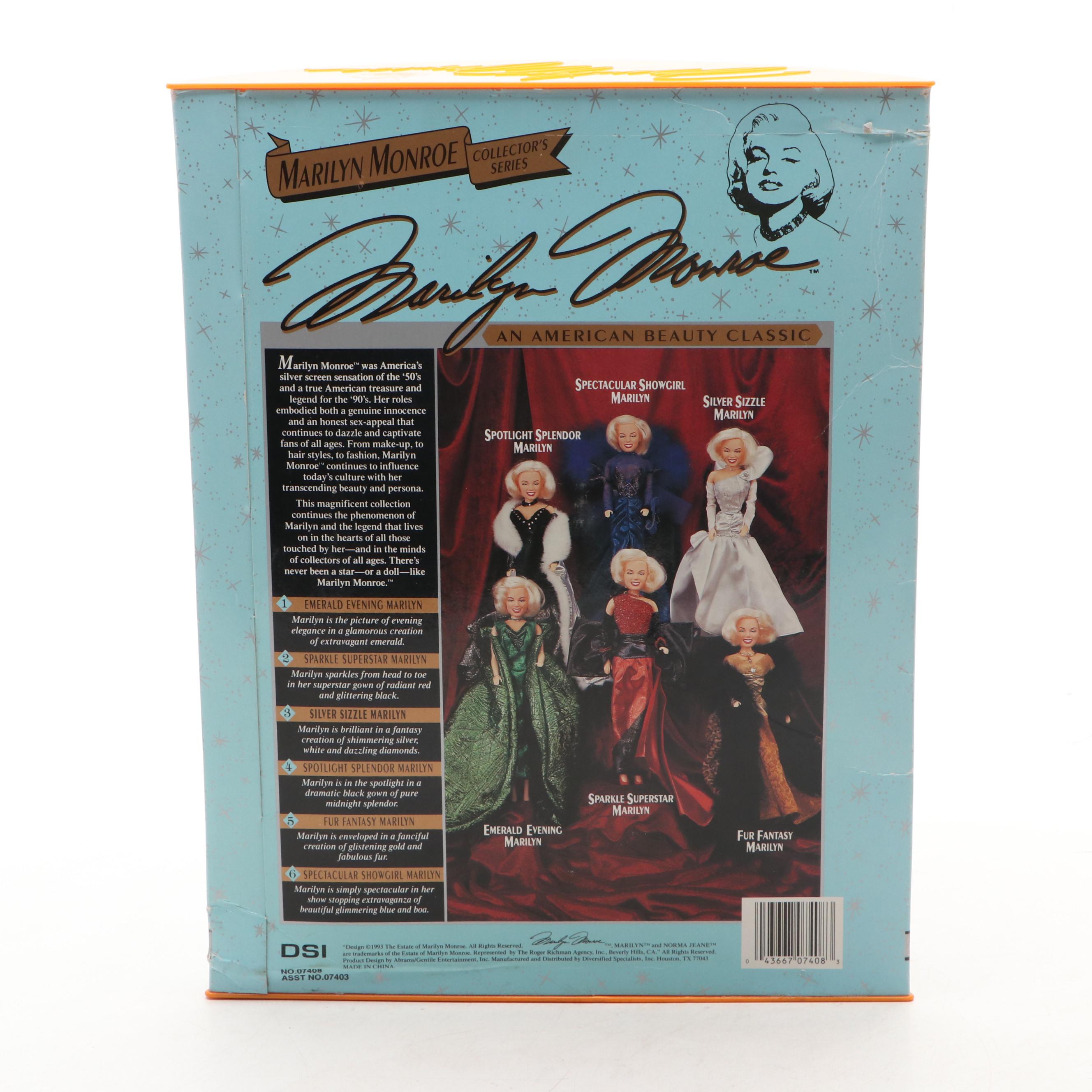 Mattel Collectors Edition Barbies with DSI Marilyn Monroe Collectors Doll