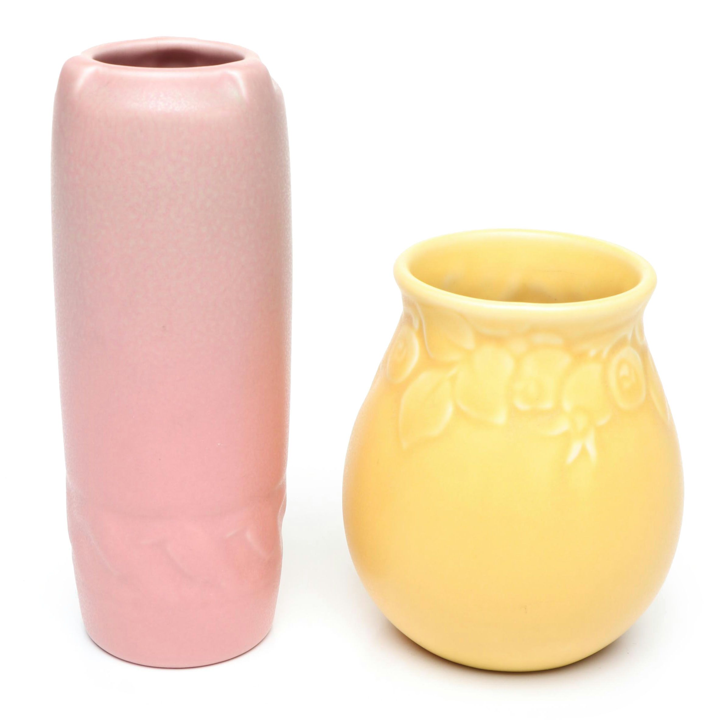 Rookwood Pottery Matte Glaze Production Vases, 1930s