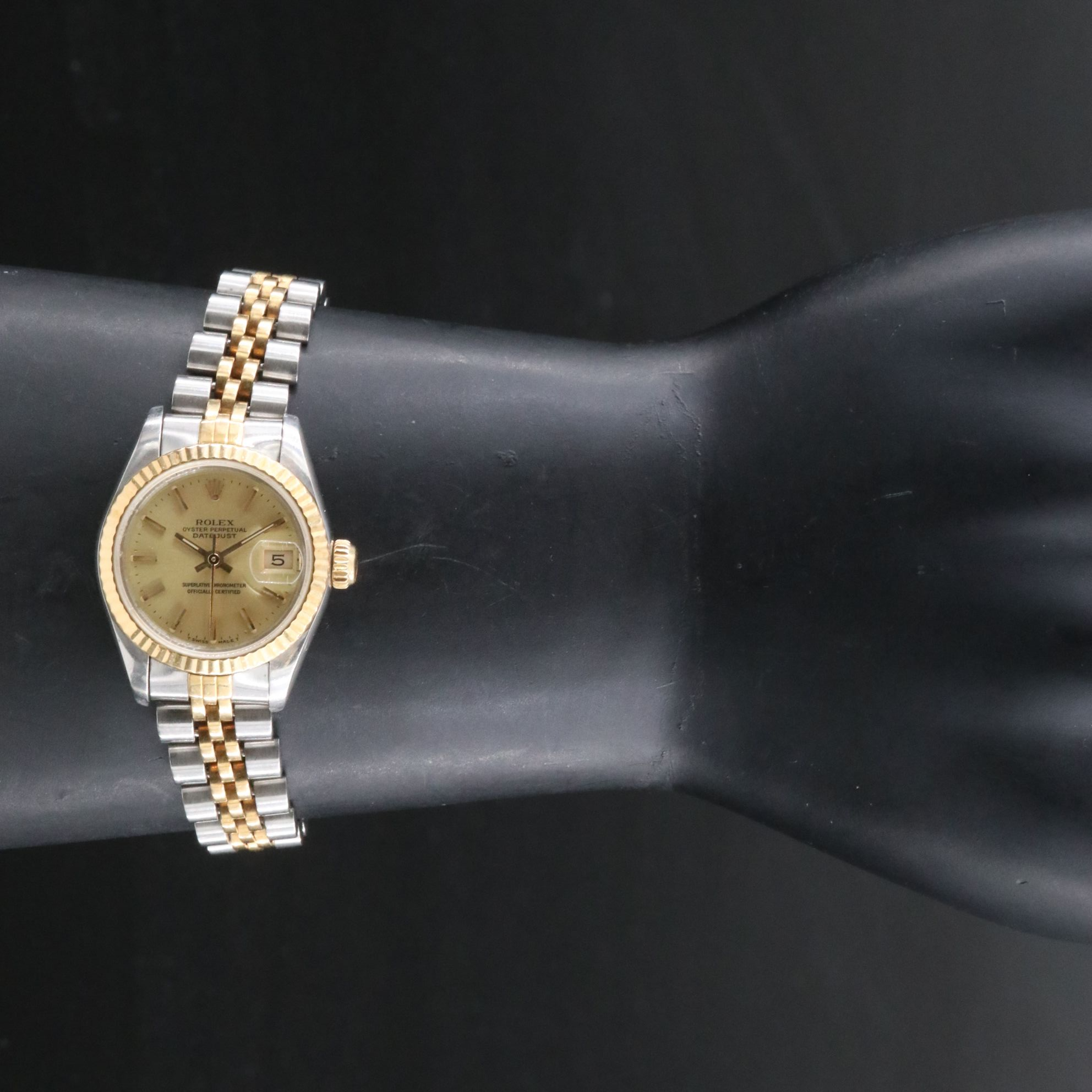 Rolex Datejust 69173 18K & Steel Vintage Watch c.1987