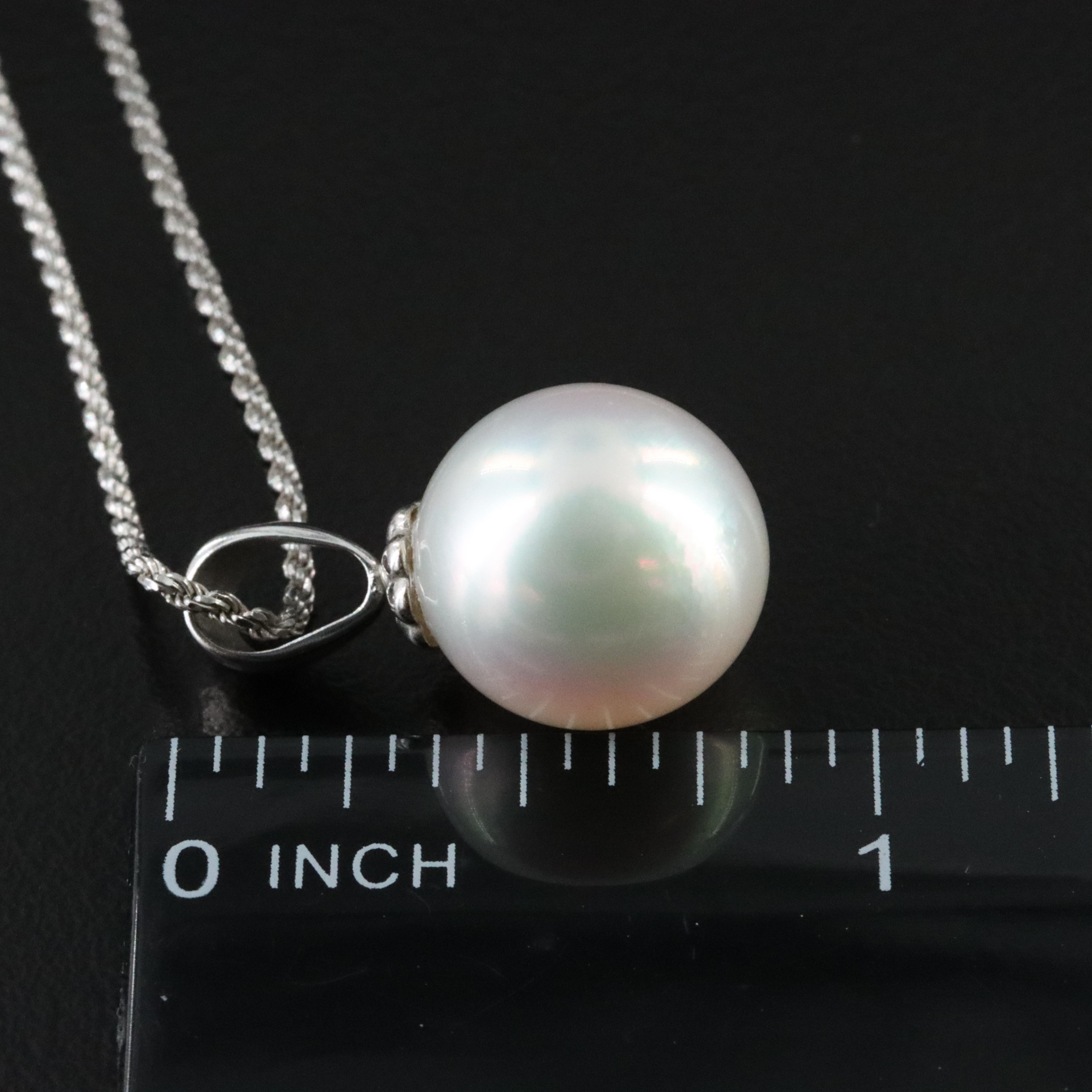 14K Pearl Pendant Necklace
