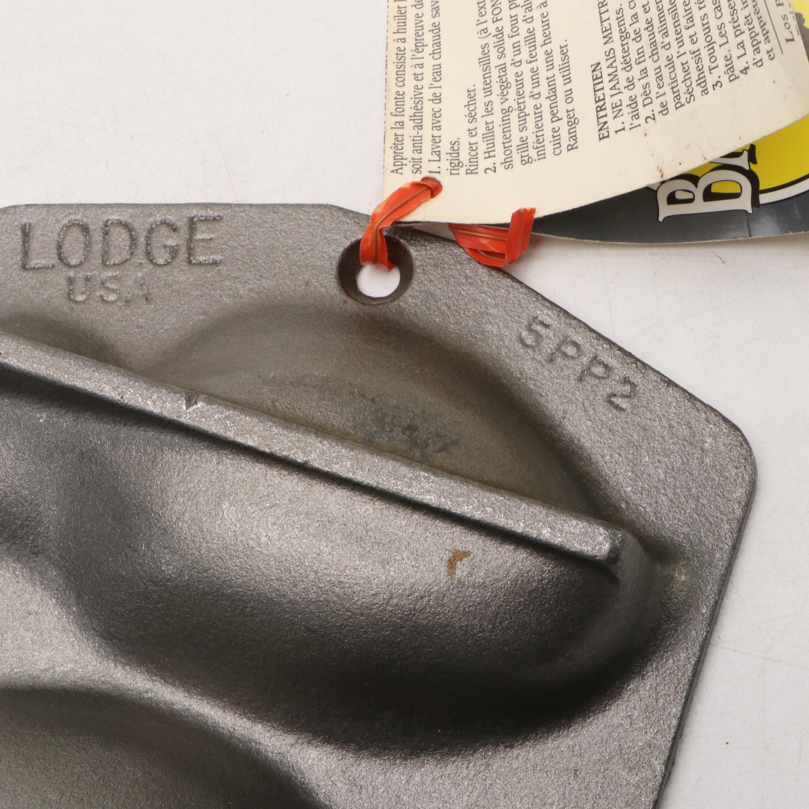 Erie Cast Iron Skillet with Lodge Perch Pan