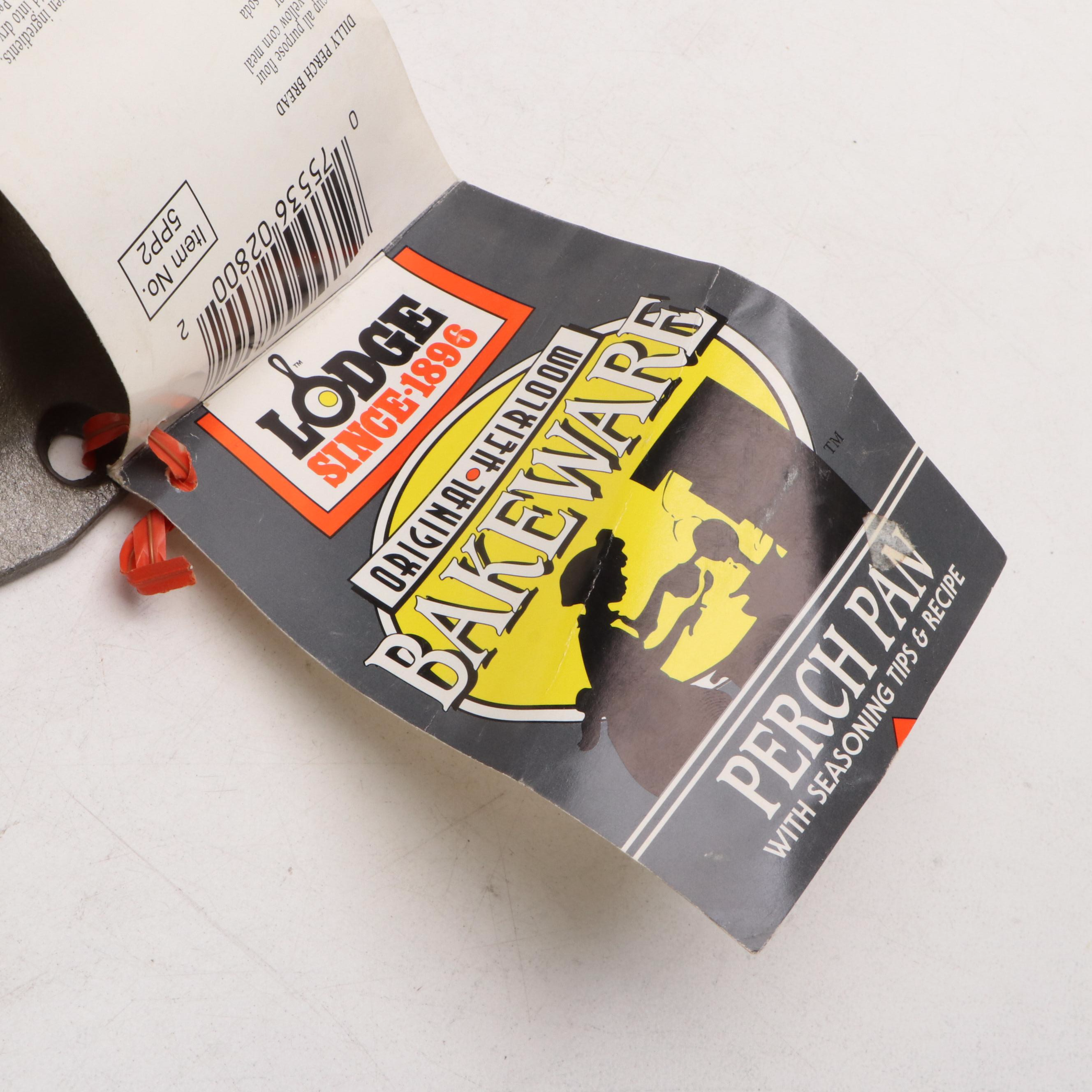 Erie Cast Iron Skillet with Lodge Perch Pan