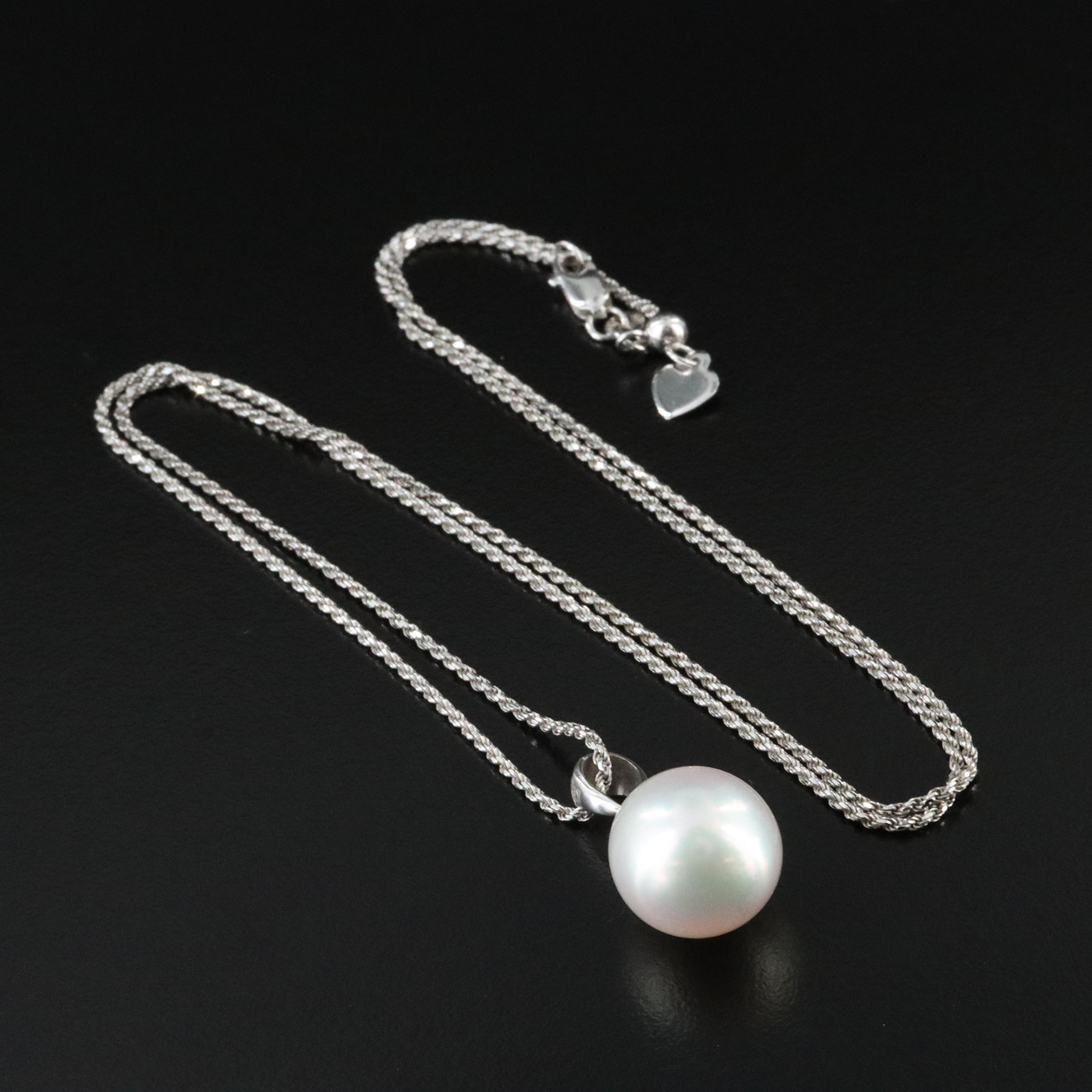 14K Pearl Pendant Necklace