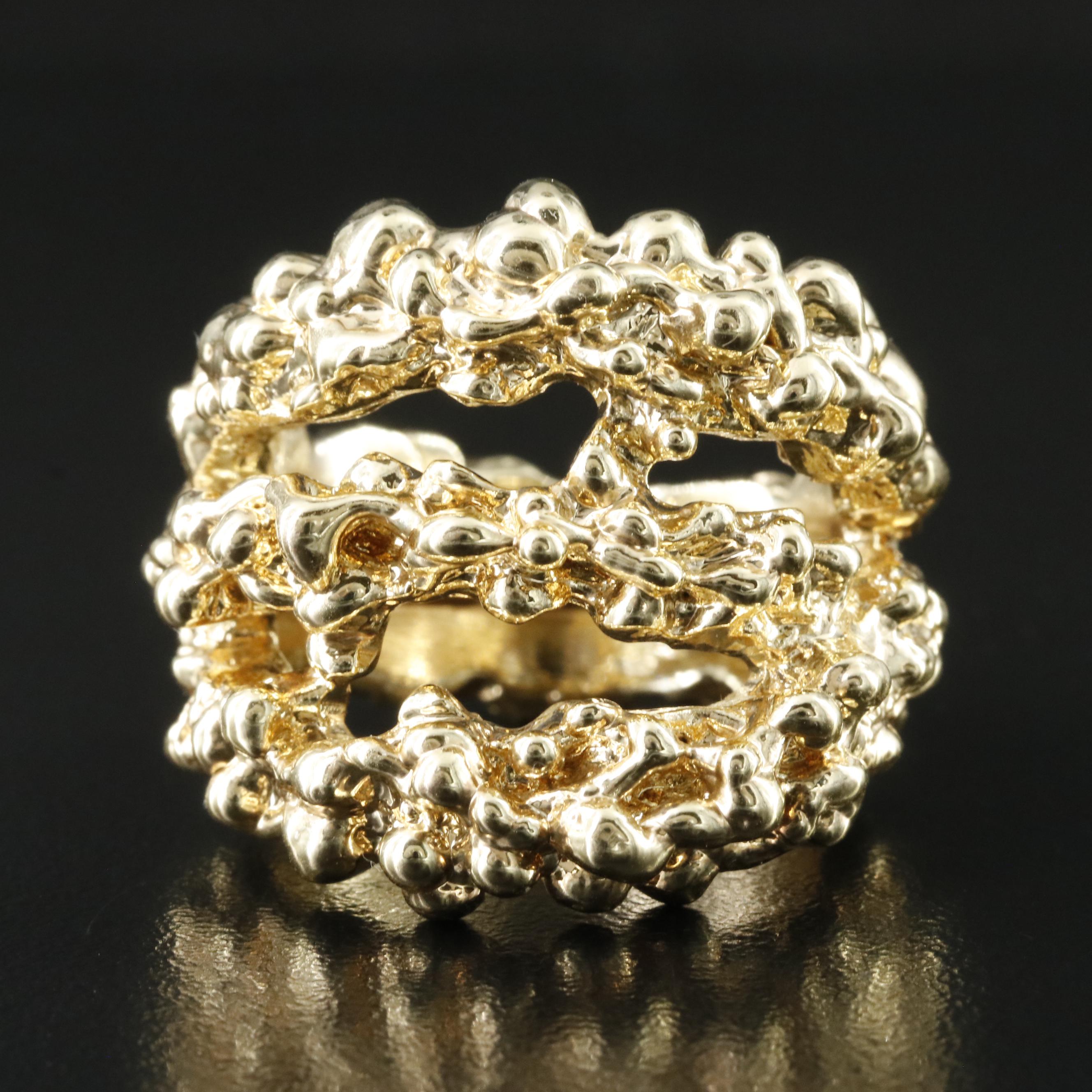 Braccialini Bronze Electroformed Ring