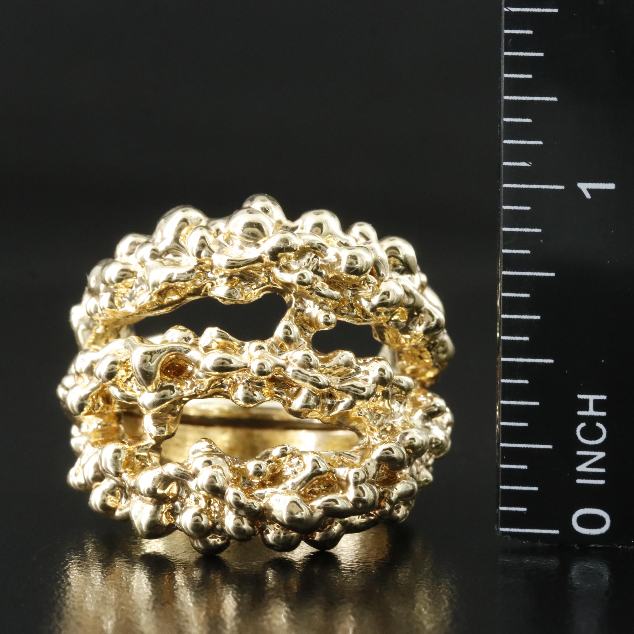 Braccialini Bronze Electroformed Ring