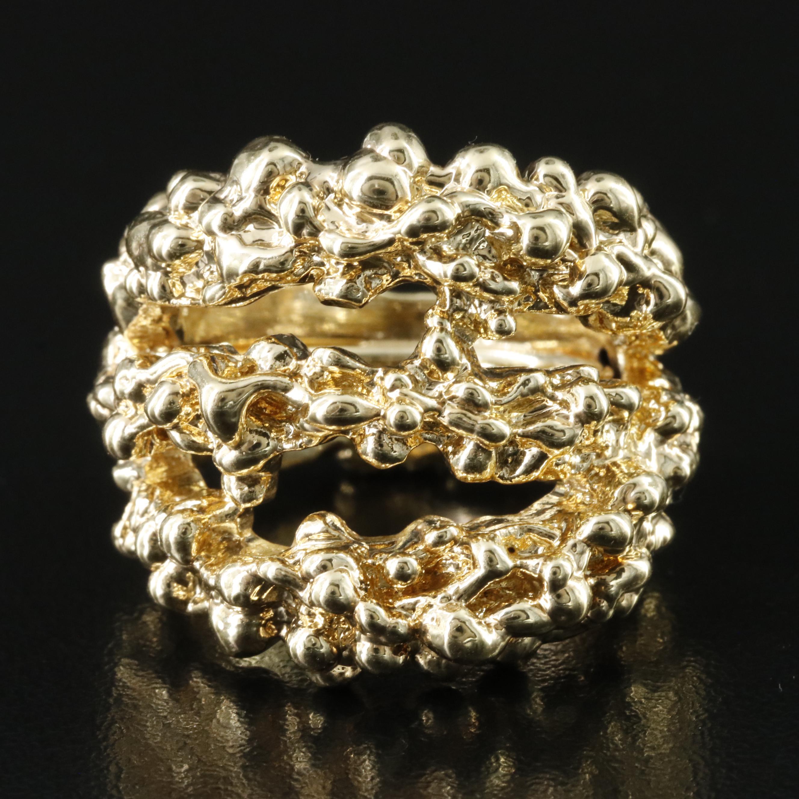 Braccialini Bronze Electroformed Ring