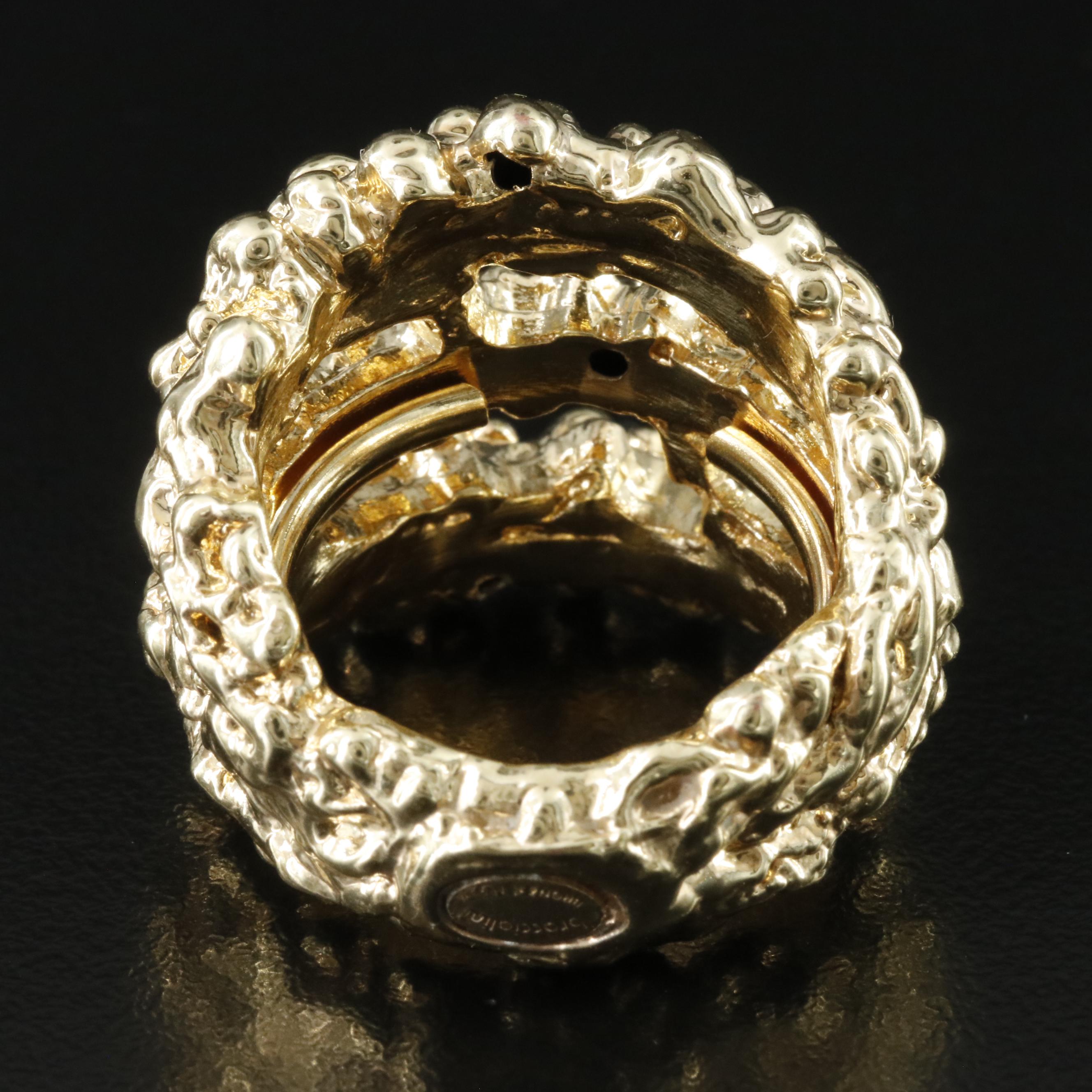Braccialini Bronze Electroformed Ring