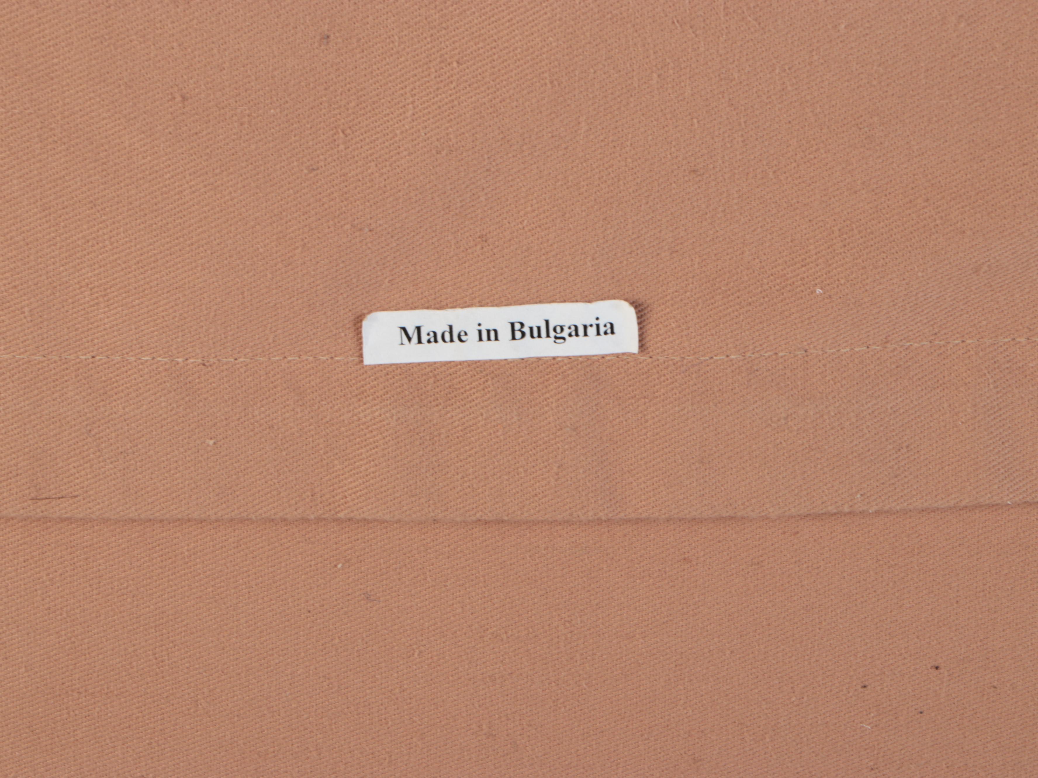 Oversized Bulgarian-Made Kilim Face Floor Pillow