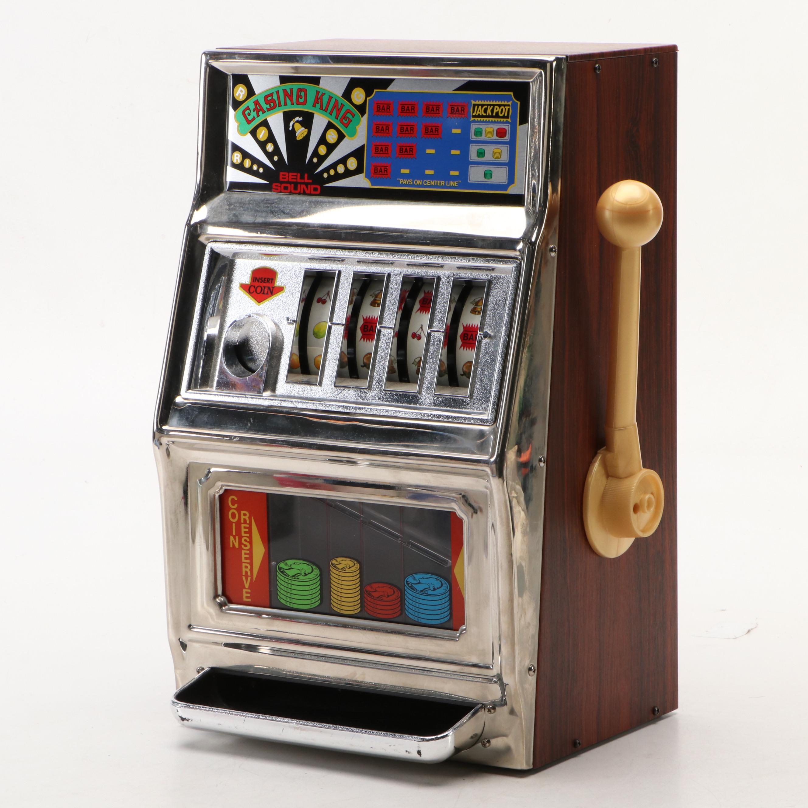 Waco Japanese "Casino King" Coin-Operated Petite Slot Machine, Mid/ Late 20th C