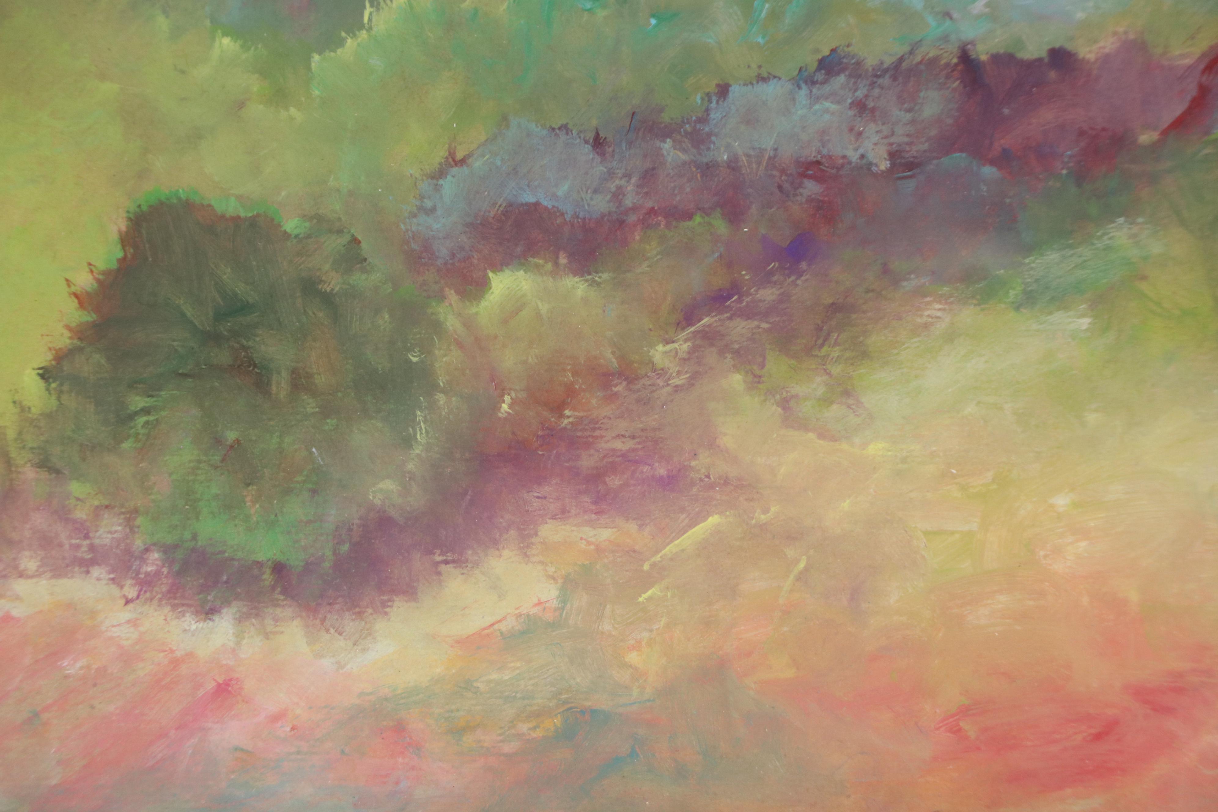 Robert Riddle Baker Landscape Acrylic Painting "Neverland #6," 2022